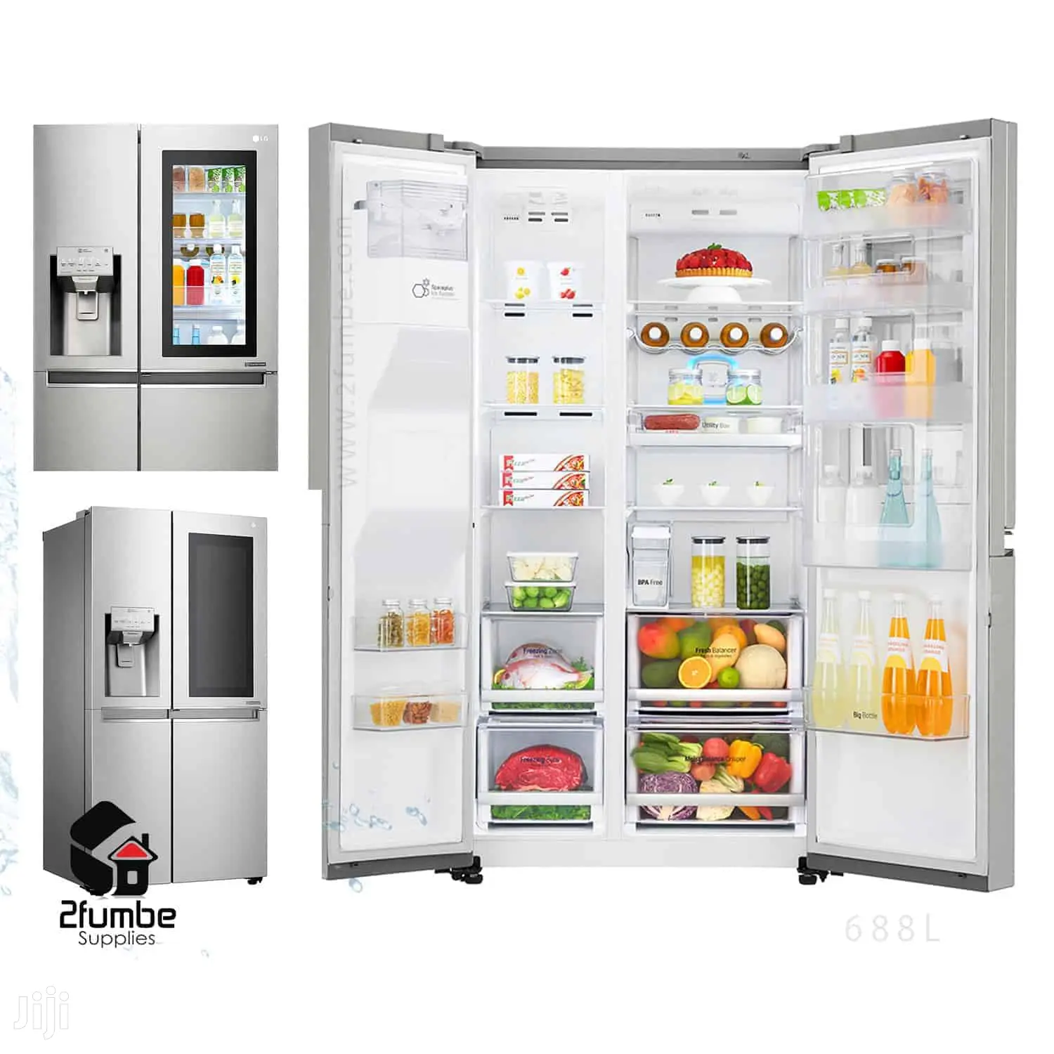 LG GC-X247CSAV Door-Door Knock Twice See Inside Side by Side
