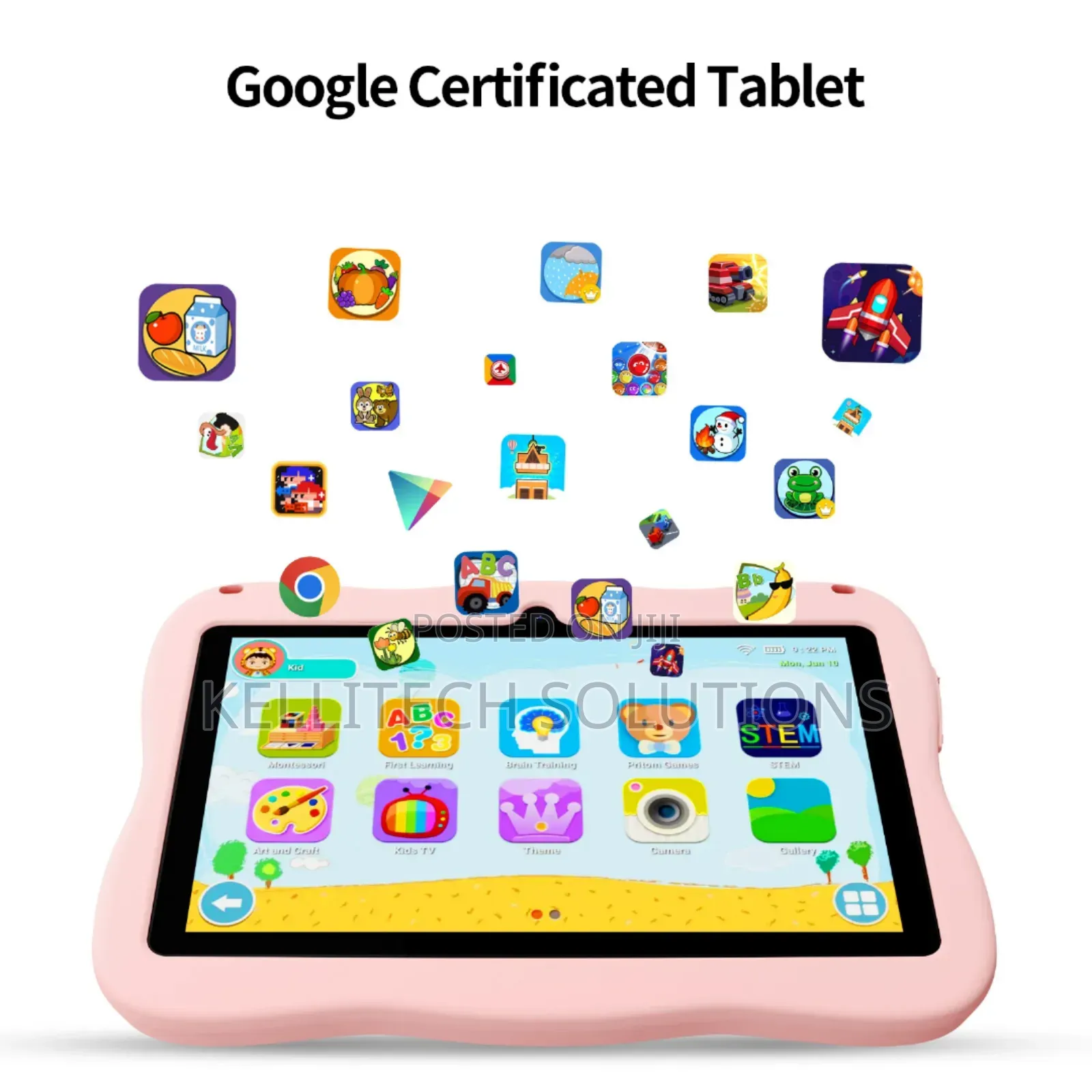 Wifi Kid's Tablet With Educational Apps