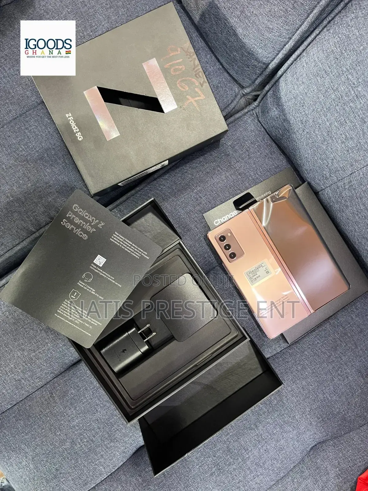 New Samsung Galaxy Z Fold 2 512 GB Gold