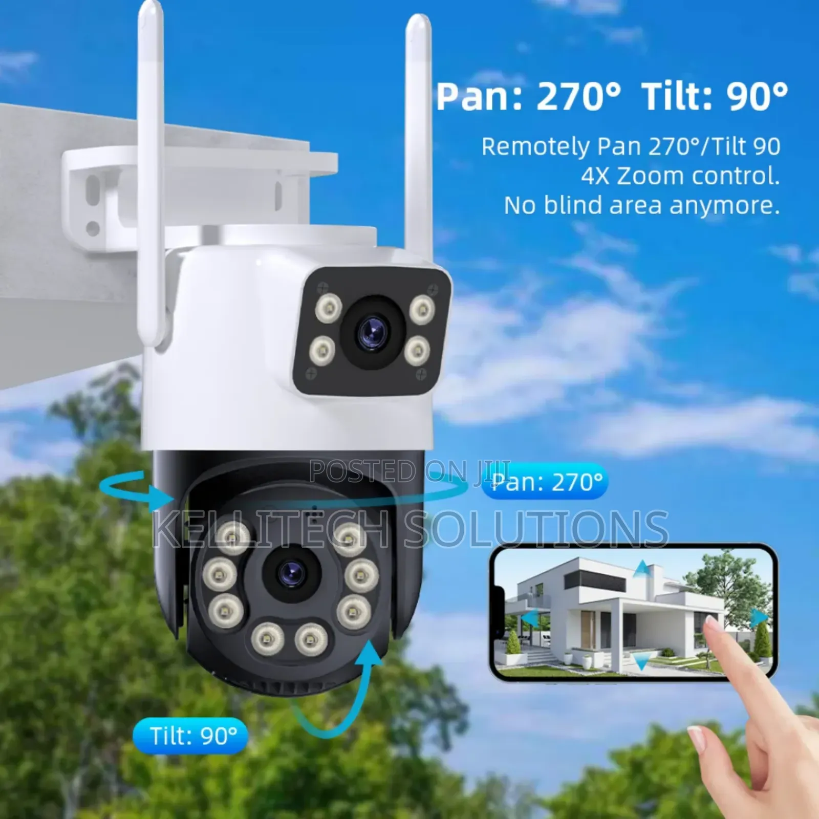 Best Selling 2026 Icsee Dual Lens 8mp CCTV Security Camera