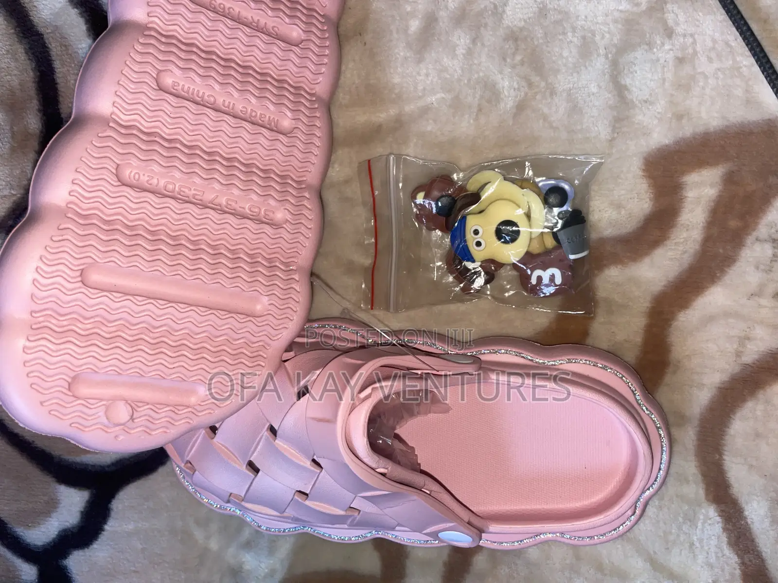 Pink Crocs for Baby Girls Size 36/37
