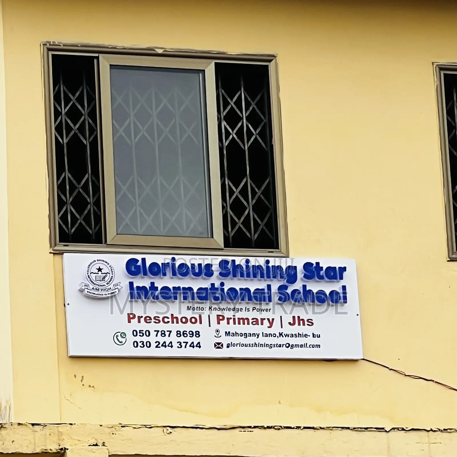 3d Signage With Light For Glorious Shining Star School