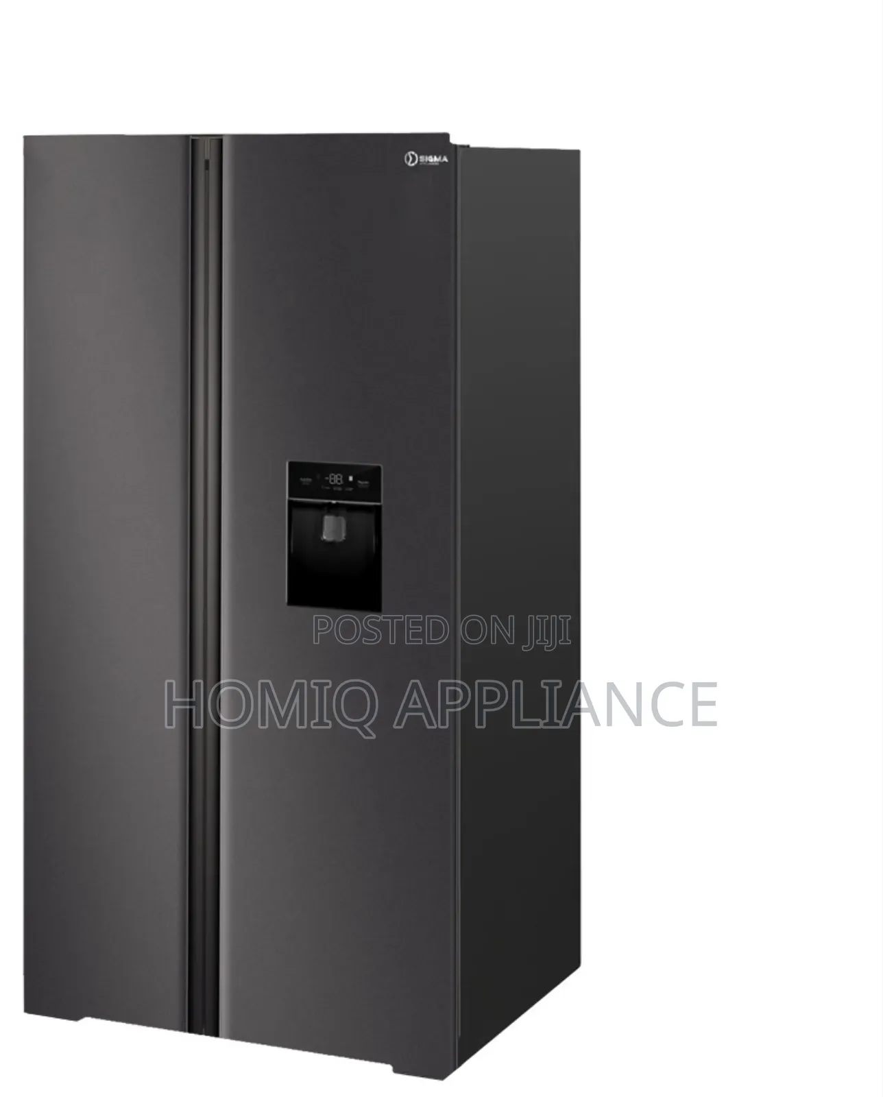 Sigma 503l Water Dispenser Side by Side Doors Refrigerator SSBS-T520w