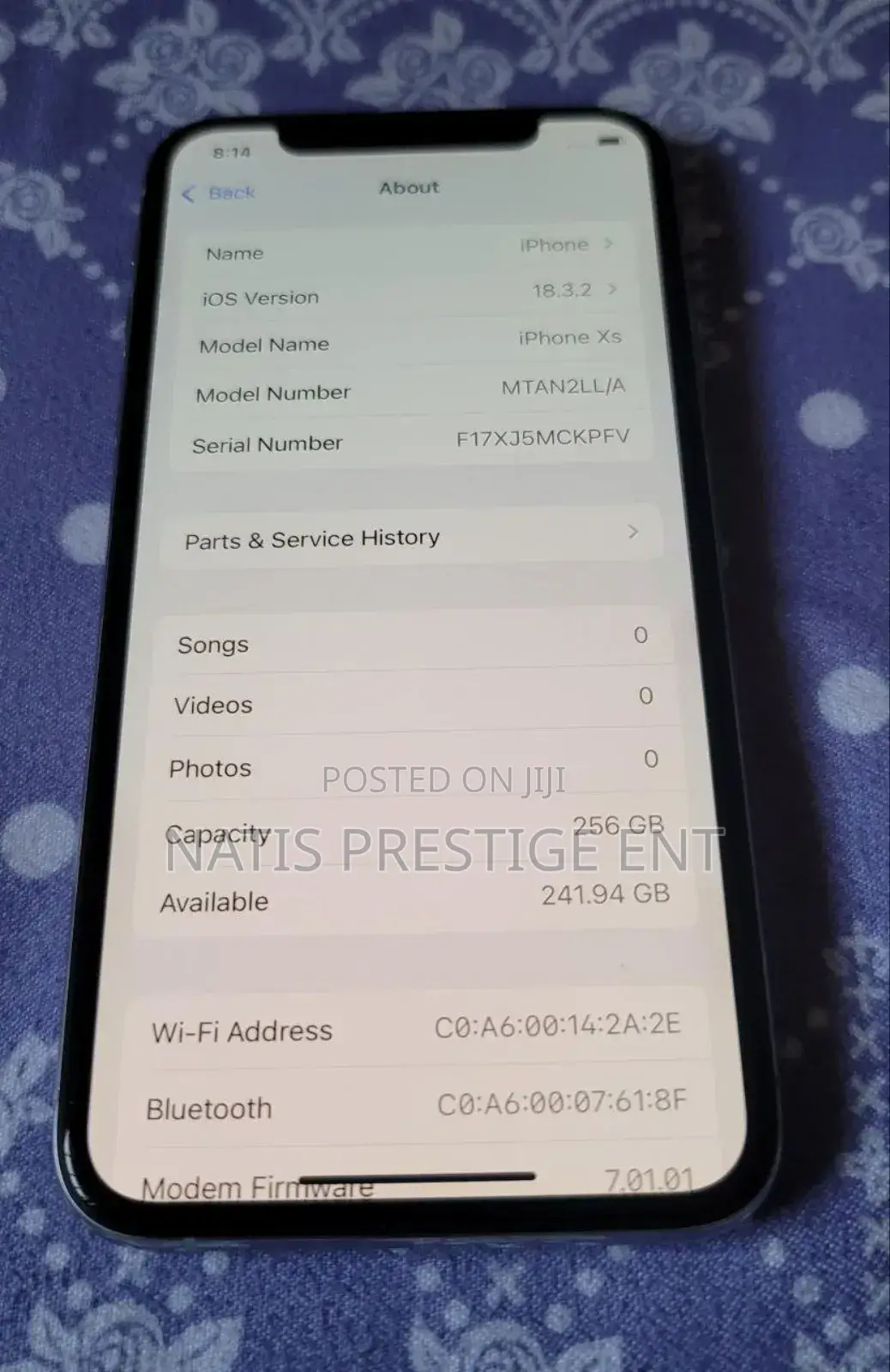 Apple iPhone XS 256 GB White