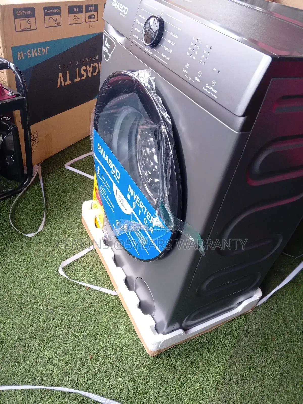 Nasco 6kg Automatic Washer Fits More Clothes With Less Frequent Wash