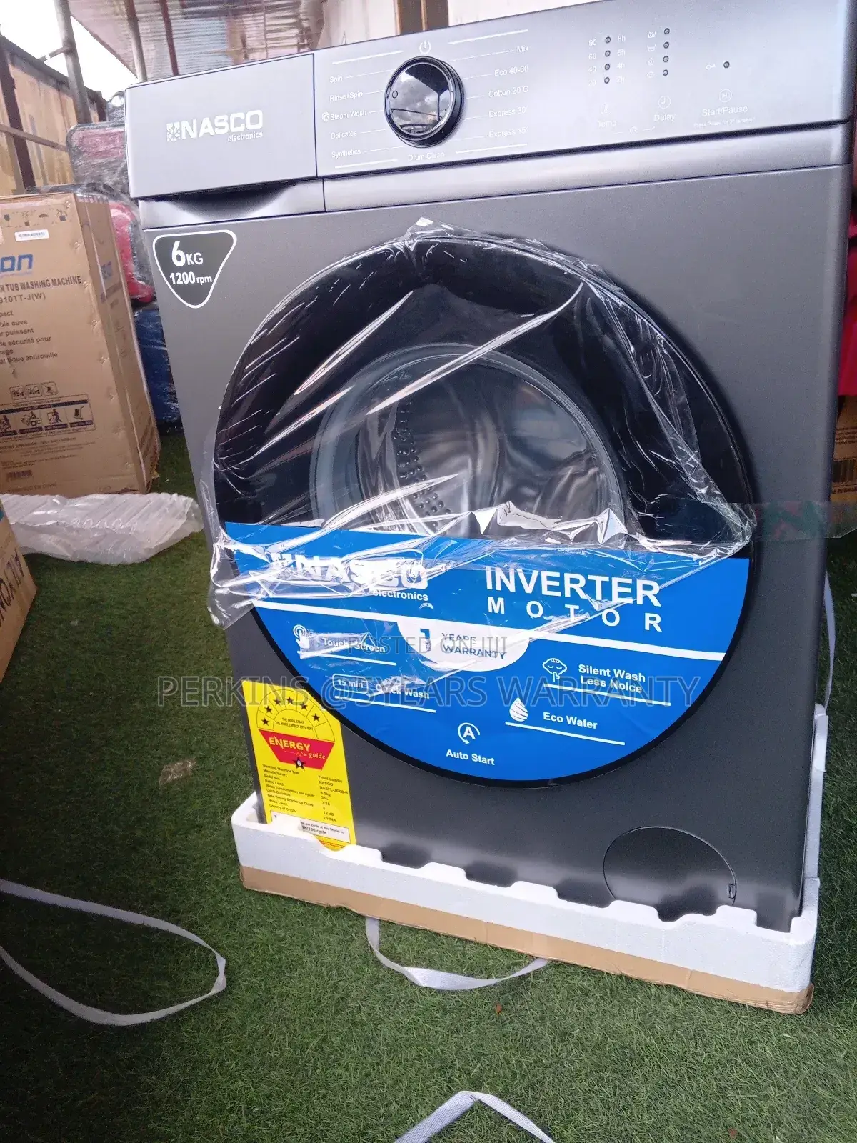 Nasco 6kg Inverter Motor and High Rating Energy Washing Machine