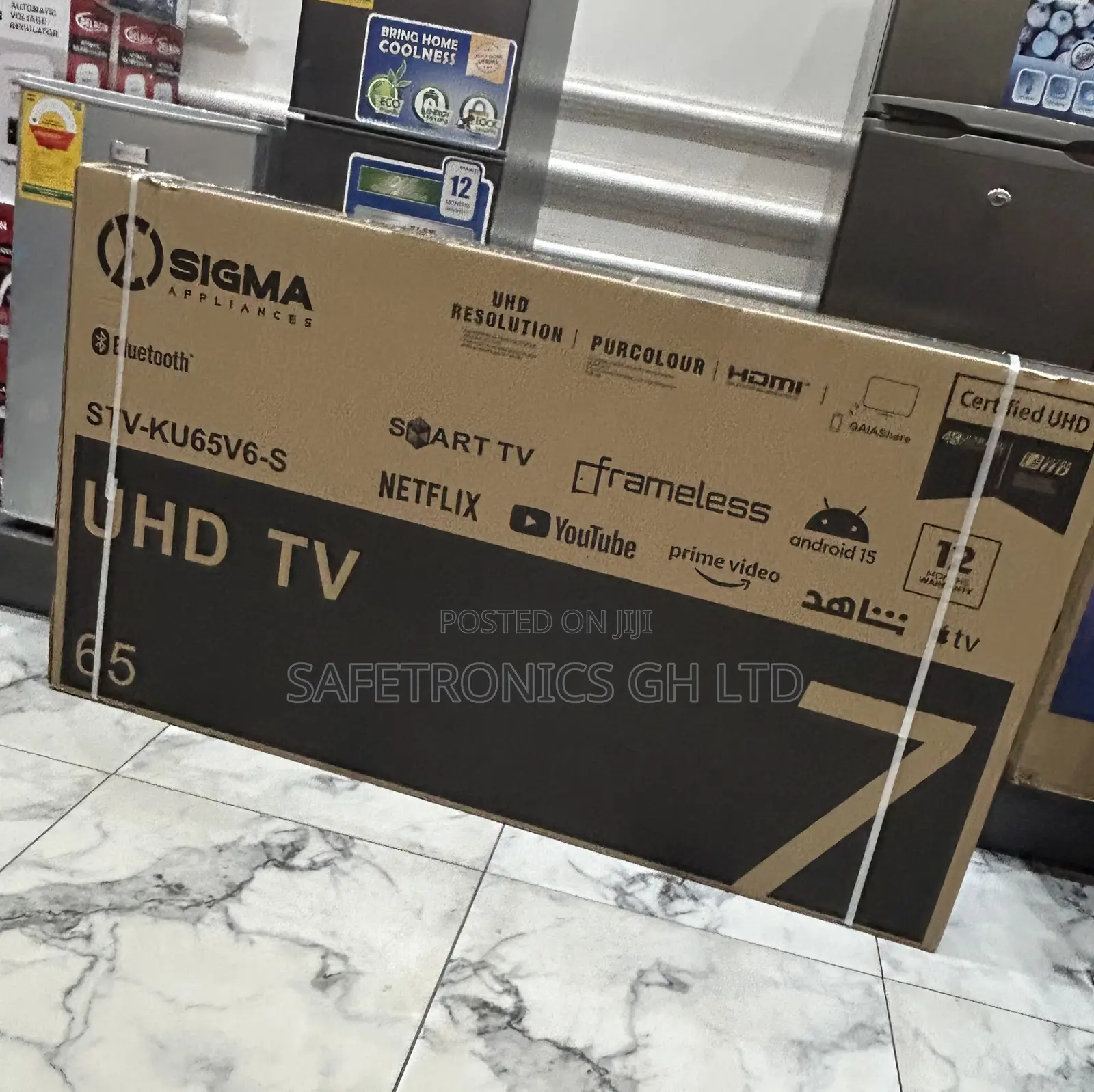 Just Choose Smart Ultra Led Uhd Sigma 65 Inch Sig-Ku65v6-S Tv