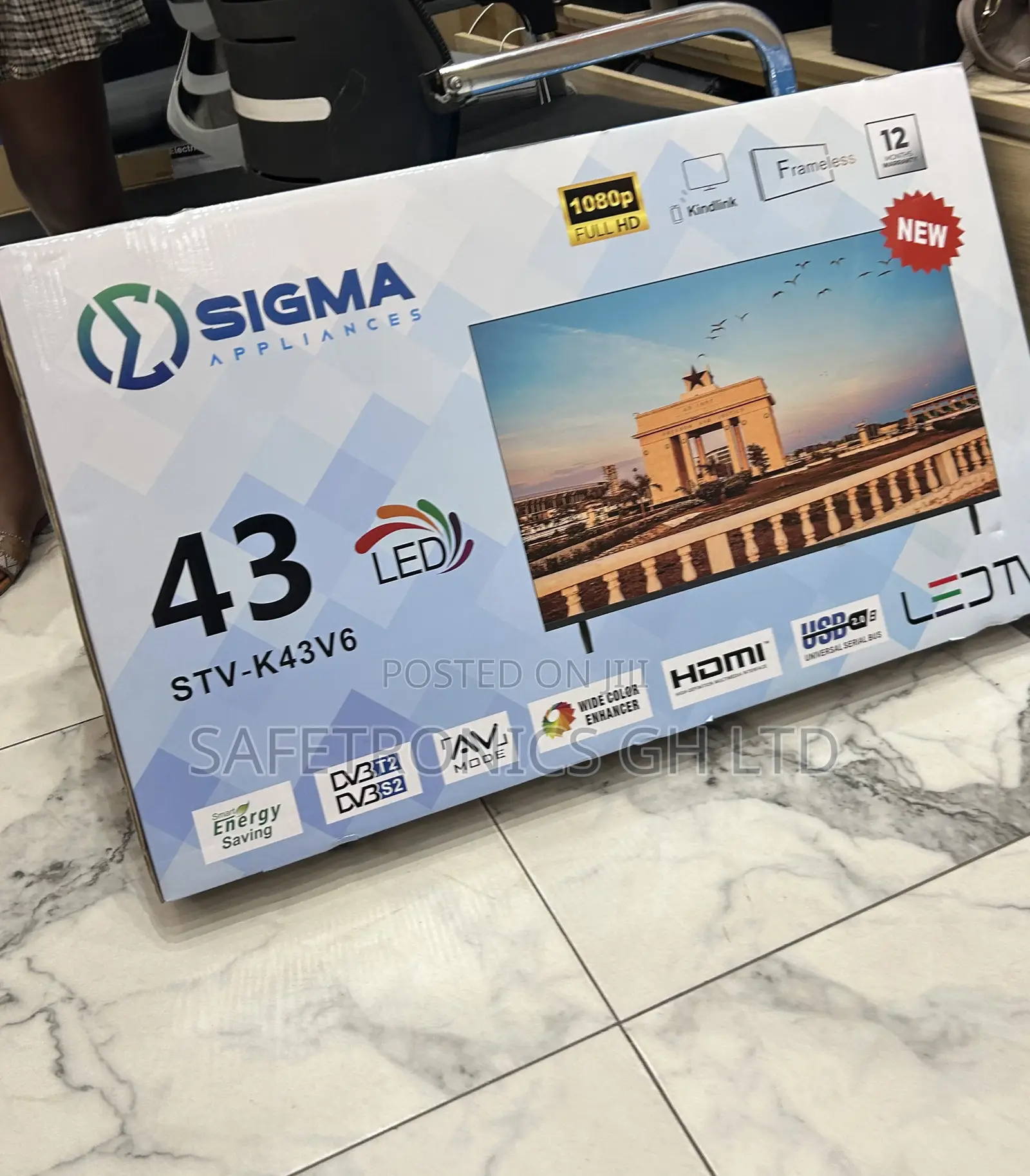 Get Lastest Led Full Hd Sigma Sig-K43v6 43 Inch Clear Scree Tv