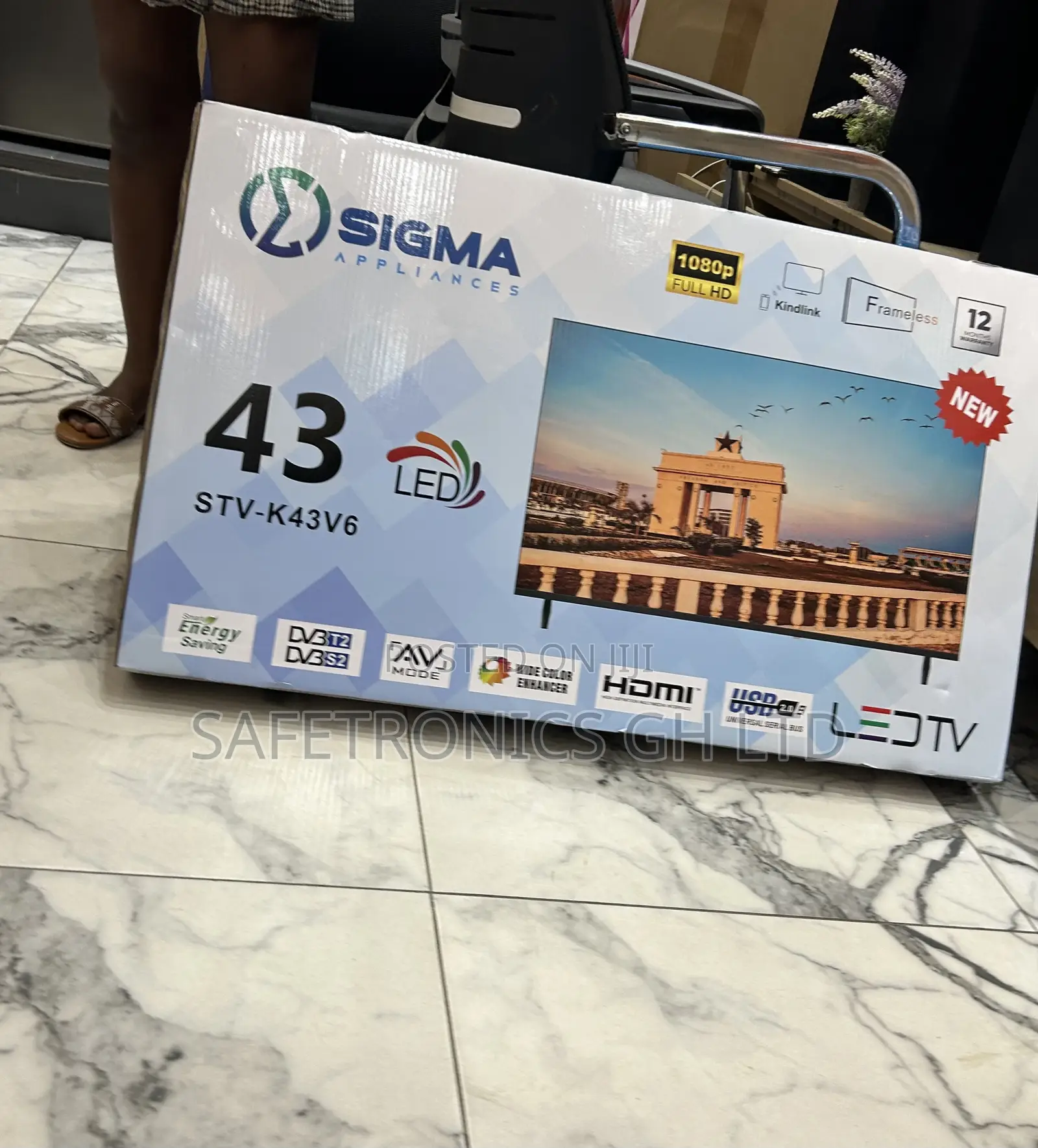 Get Lastest Led Full Hd Sigma Sig-K43v6 43 Inch Clear Scree Tv