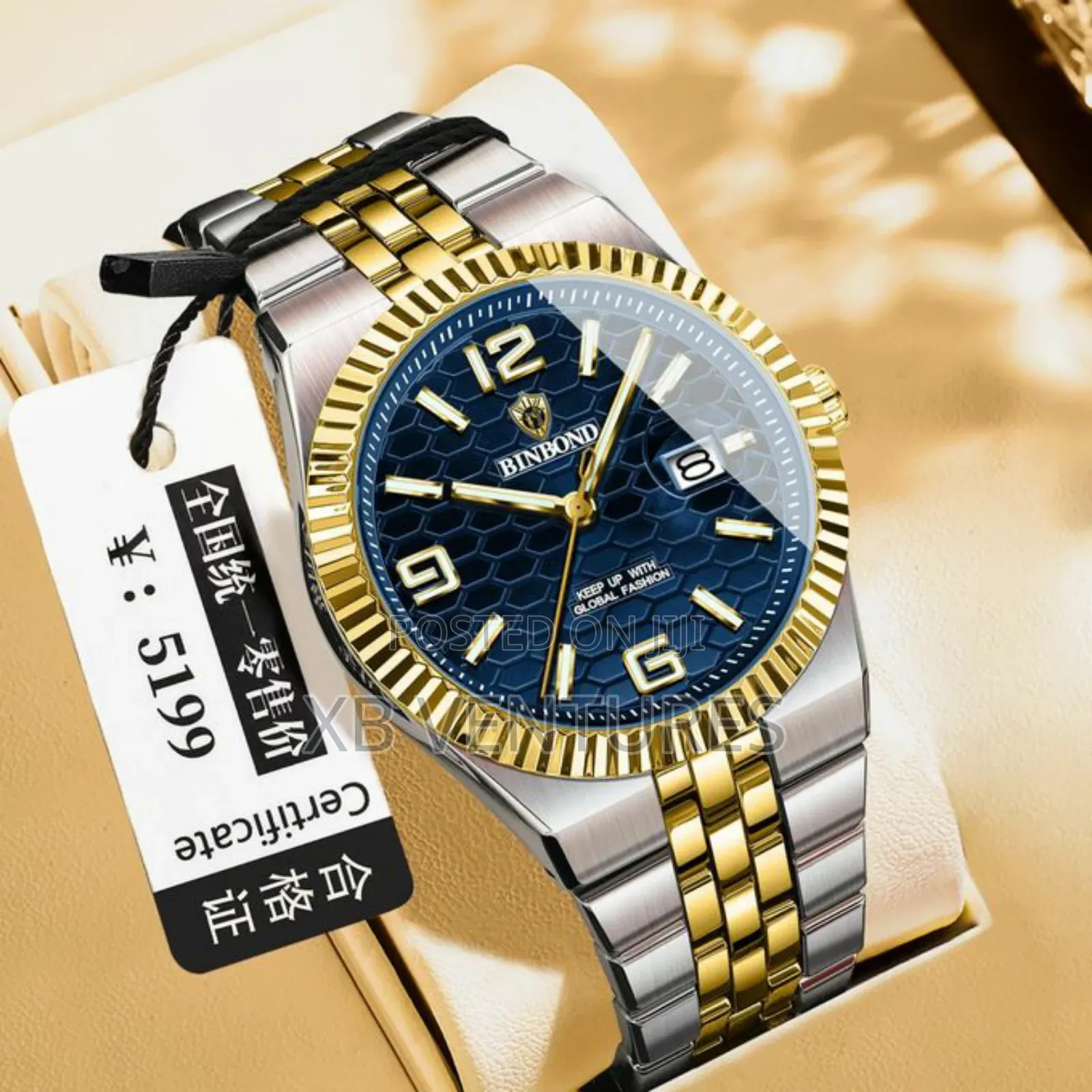 Men's
Waterproof Quartz
Night Light
Wrist Watch