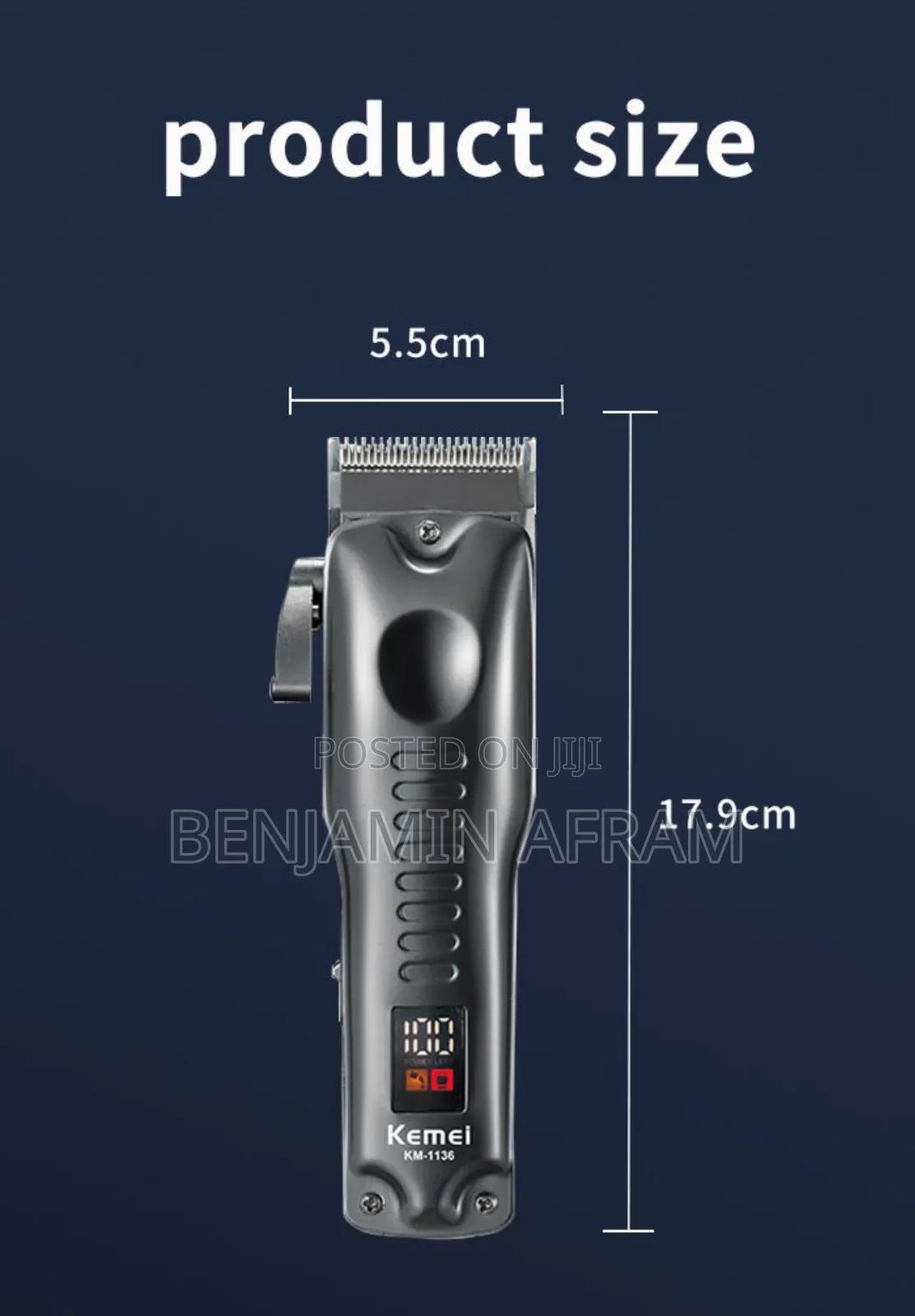 Multi- Hair Clippers Km-1136