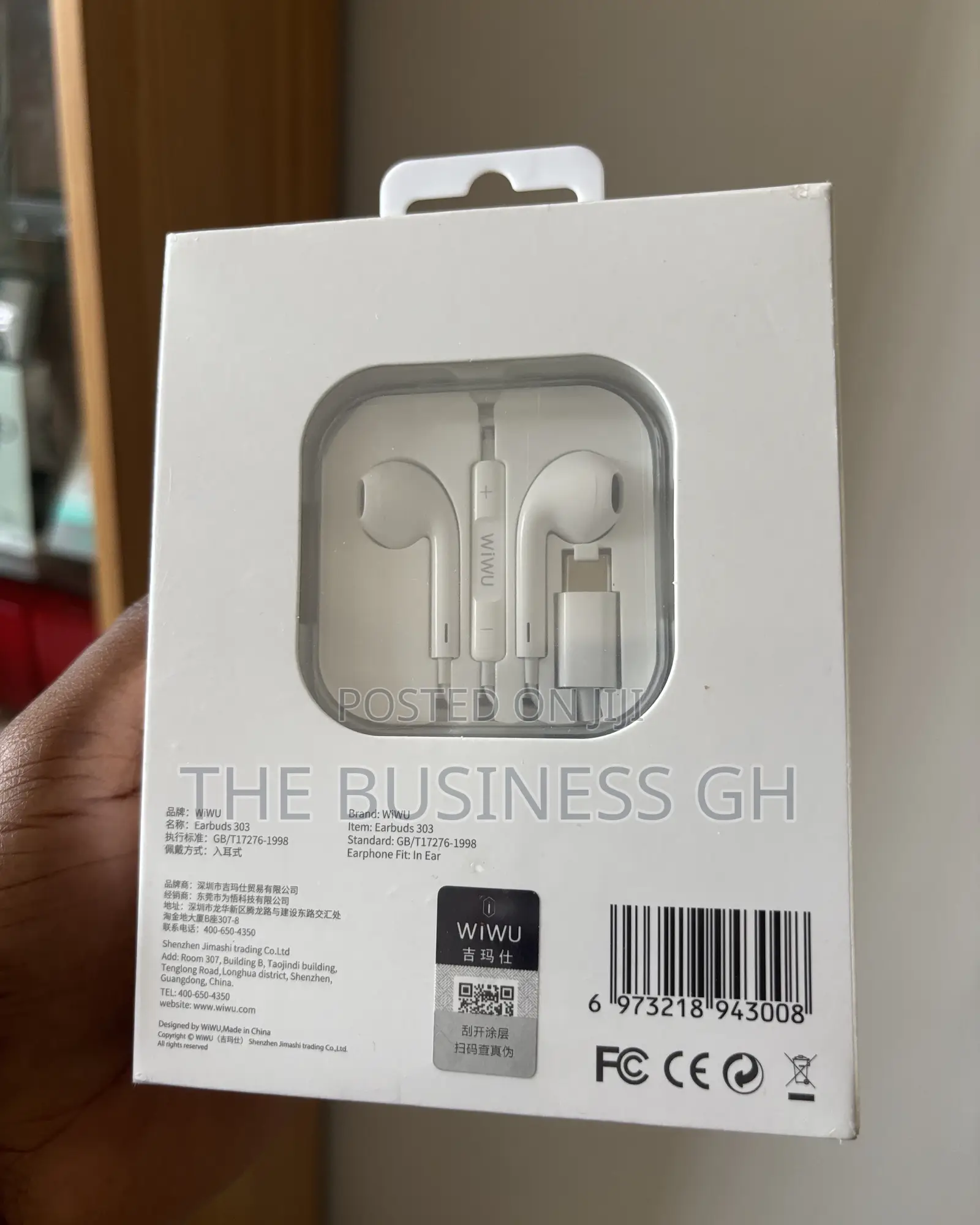 Wiwu Type C Wired Headphones / Earphones / Earpiece