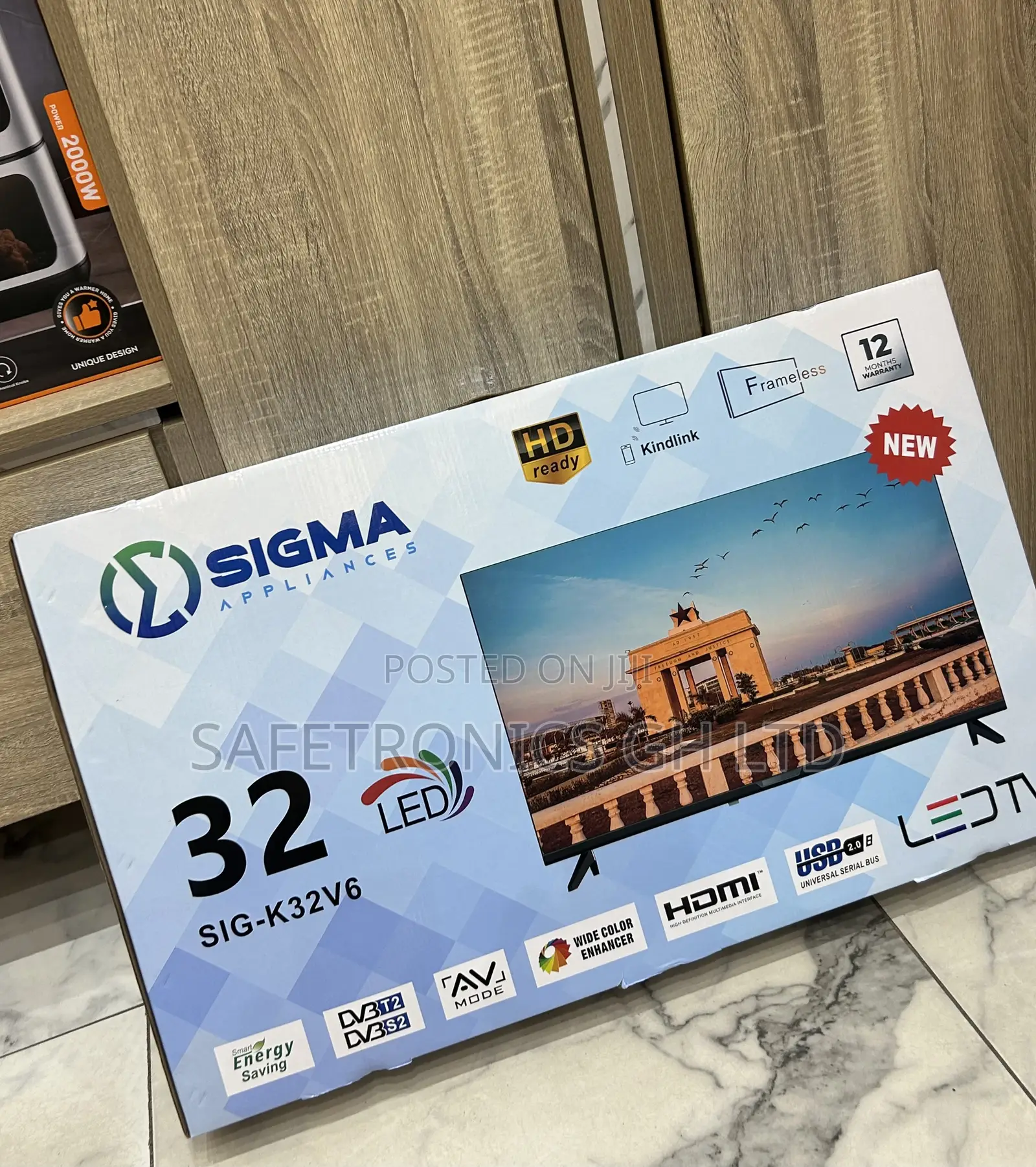 Secure Black Sigma 32 Inch Full Hd Sig-K32v6 Led Electrictv