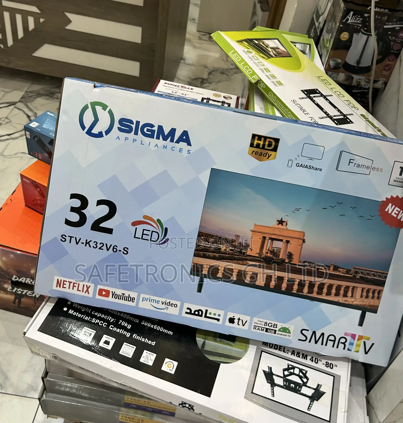 Get Approved New Sigma Sig-K32v6-S 32 Inch Smart Led Full Hd Tv