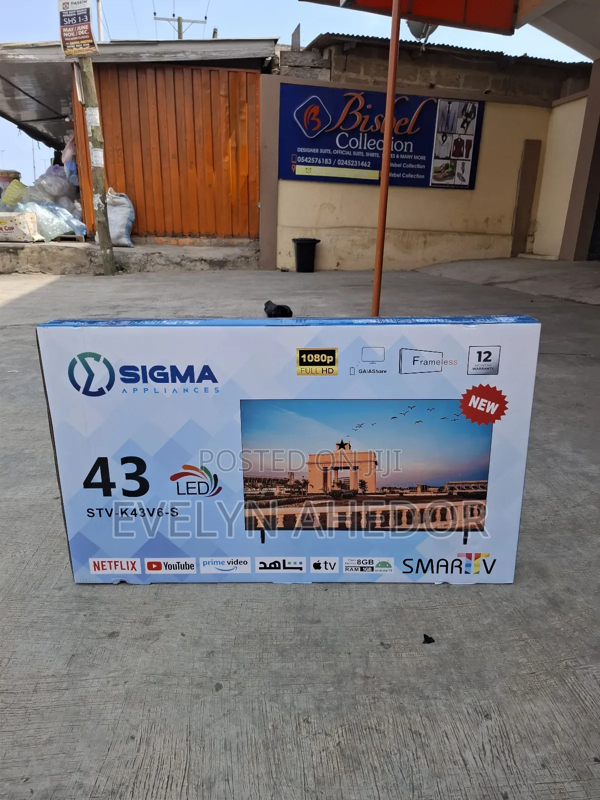 Edgeless Sigma 43 Inches Smart Android Tv With Bluetooth Available