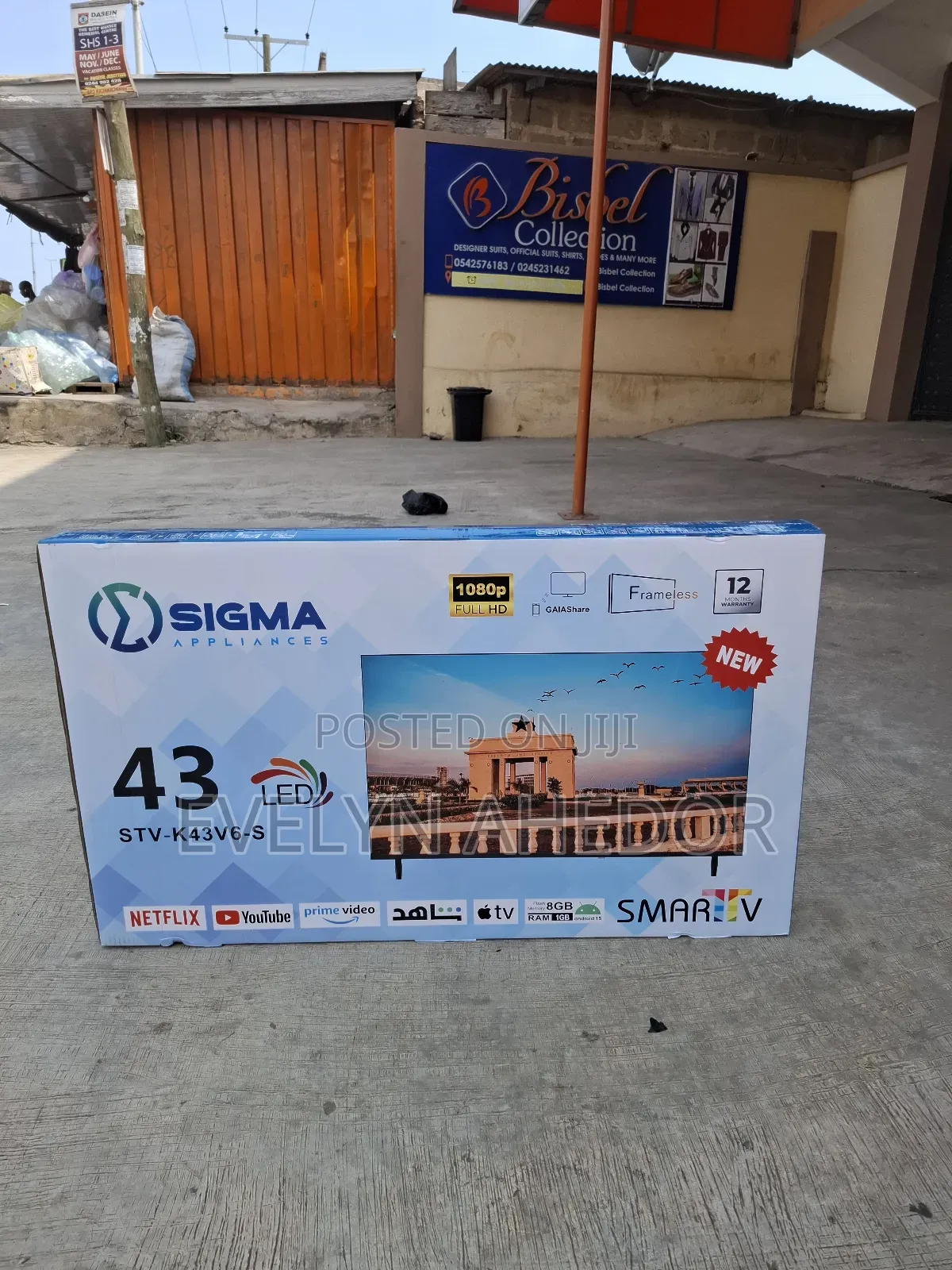 Edgeless Sigma 43 Inches Smart Android Tv With Bluetooth Available