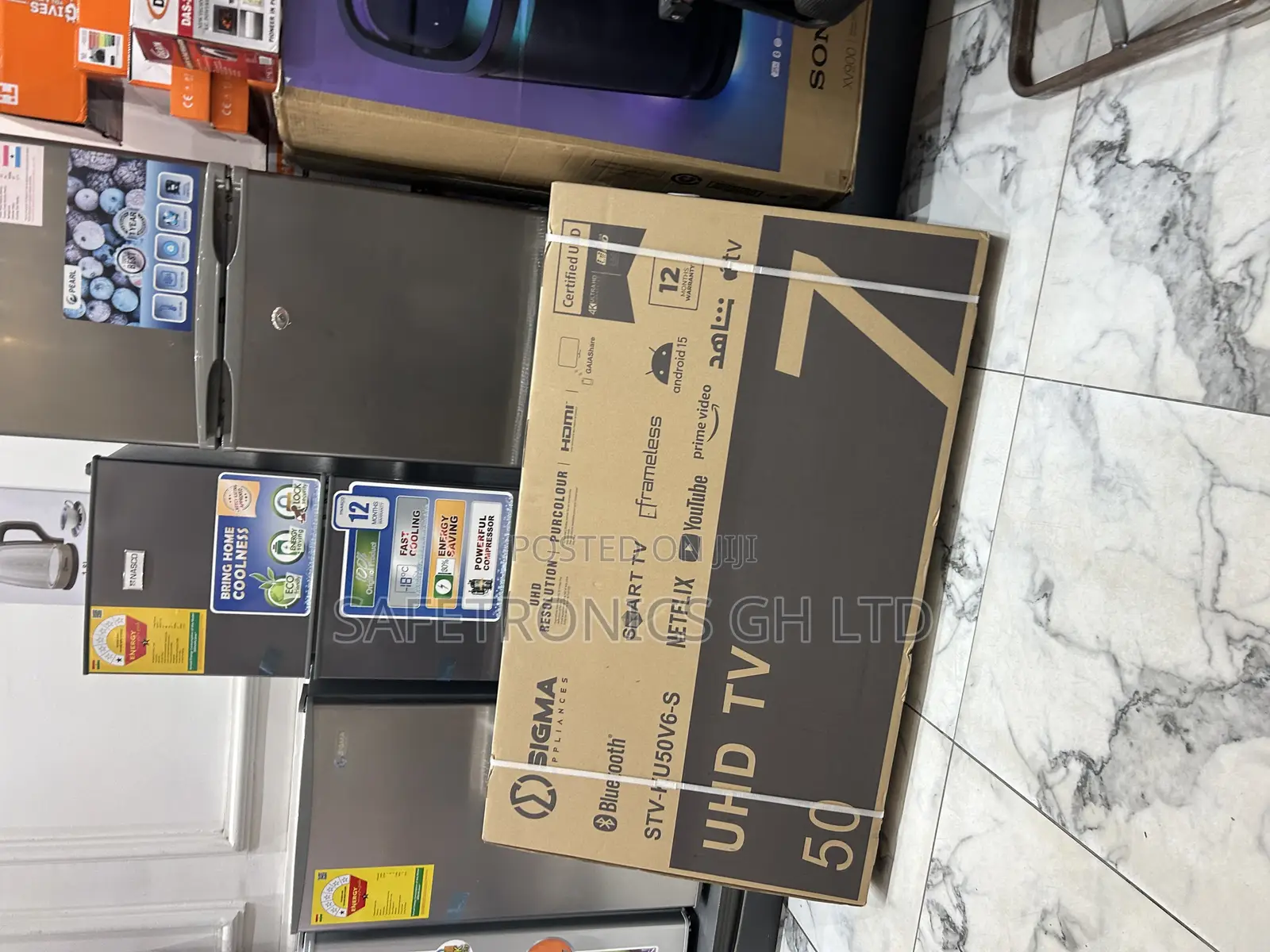 Sigma Best Ultra Modern 50 Inch Smart Uhd STV-Ku50v6-S Led Tv