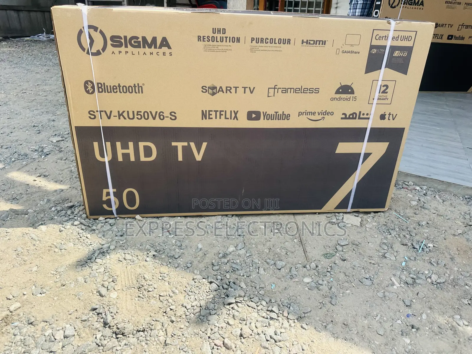 Newly Sealed in Box Sig-Ku50v6-S Uhd Smart Android Tv 