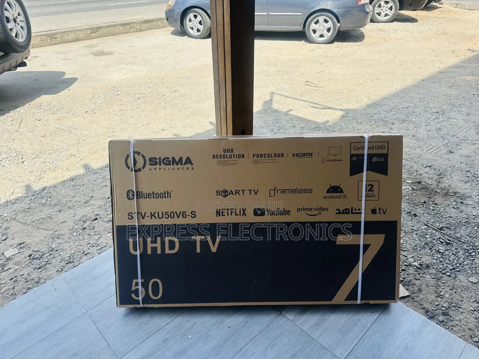 Ultra Slim Uhd Smart Android Slim Sigma 50” Sig-Ku50v6-S