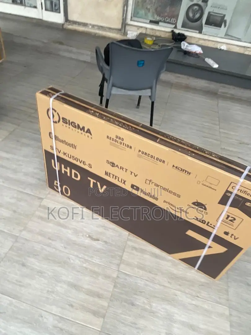 Sigma 50-Inch Android Smart Tv Stylish and Powerful Display