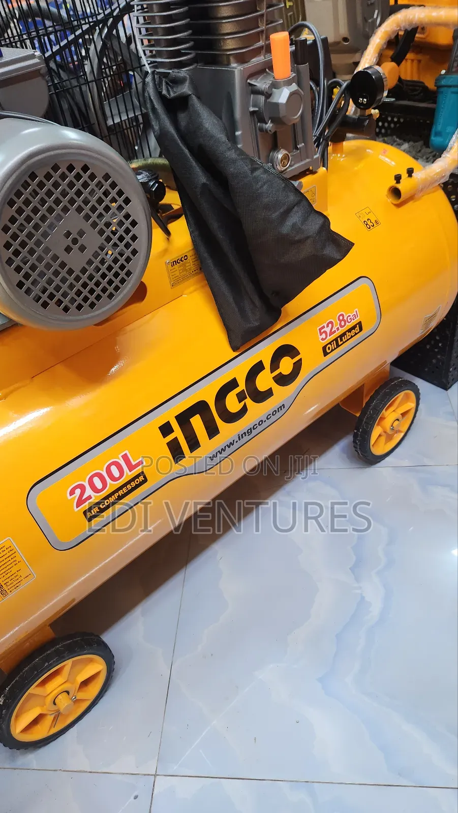 Ingco 200 Litres Air Compressor - Belt Driven