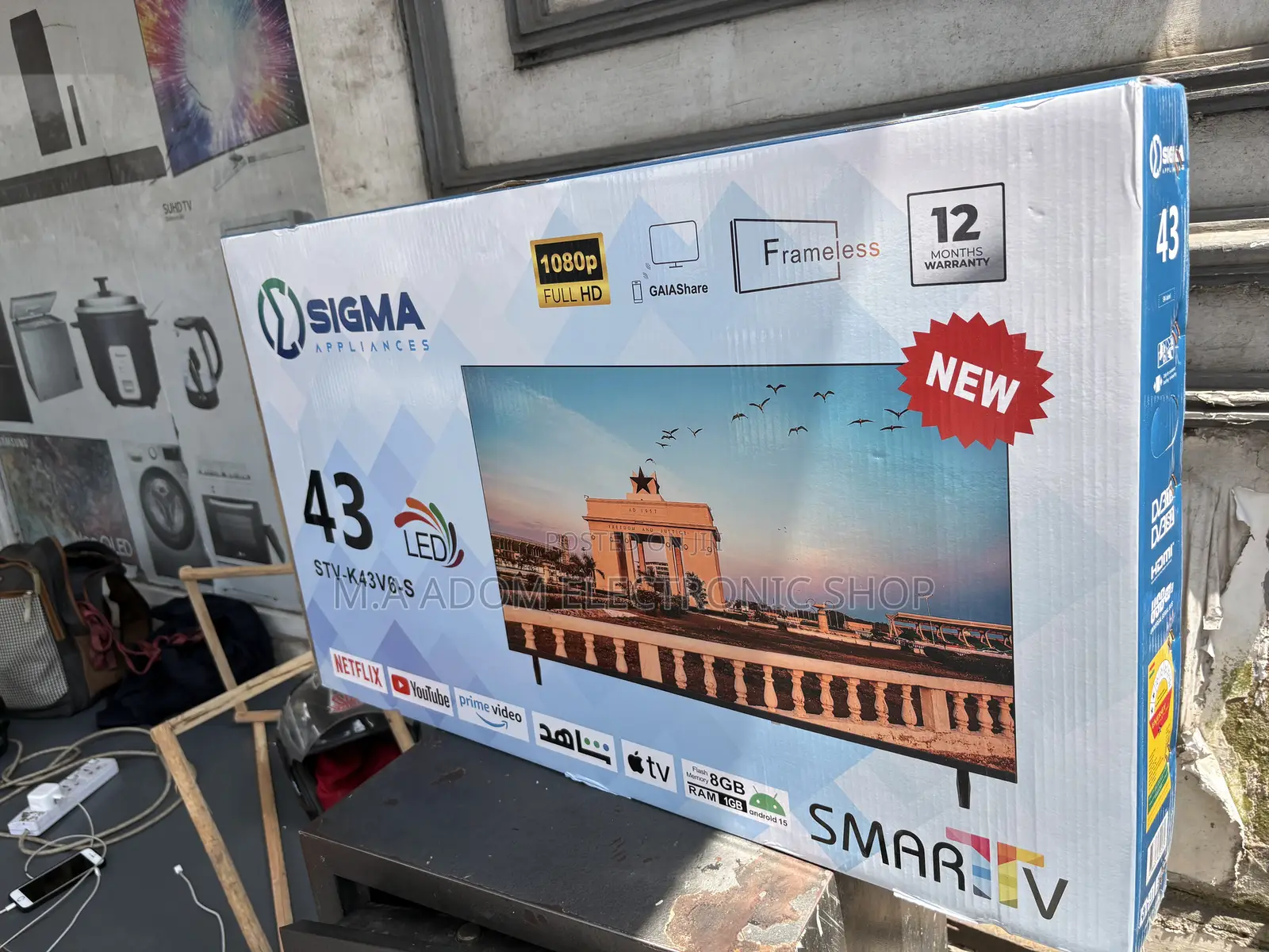 Sigma 43” Smart Android Led Tv
