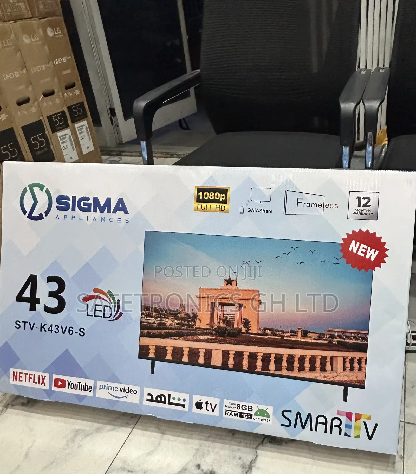 Best Deal on Sigma 43 Inch Smart Full Hd Led Sig-K43v6-S Tv