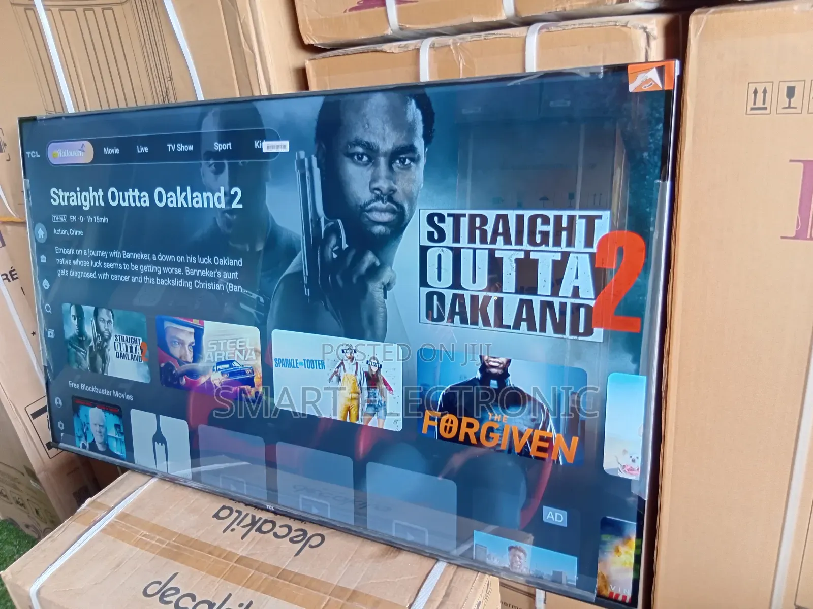 TCL Frameless Tv – Modern Design, Immersive View