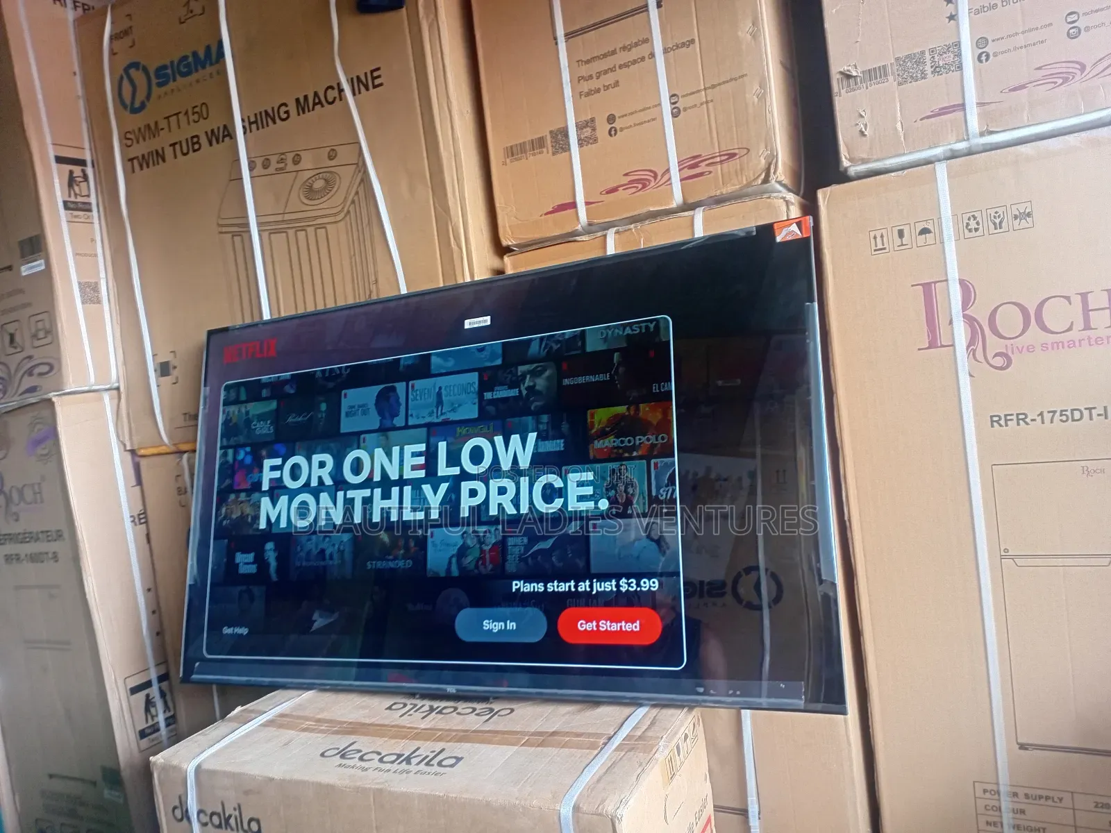 TCL 55-Inch Led Smart Tv With Built-in Wifi and Streaming Apps