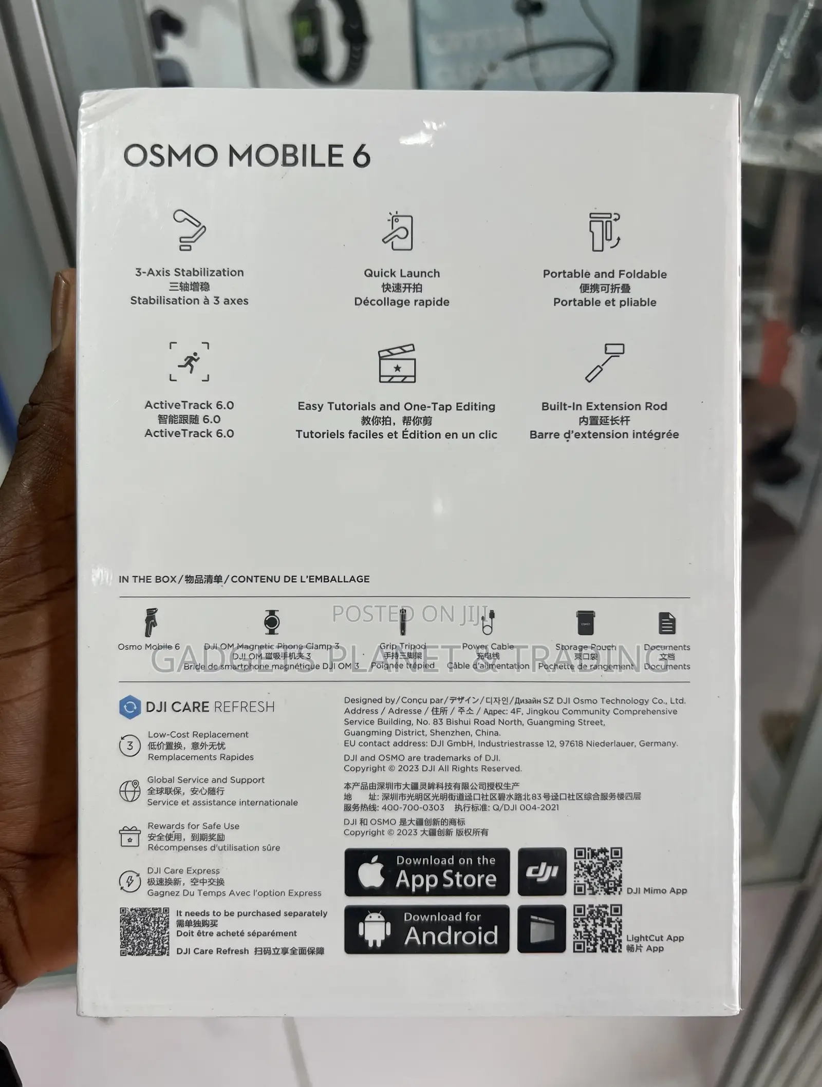 Dji Osmo Mobile 6, 3-Axis Object Tracking Foldable Gimbal Stabilizer