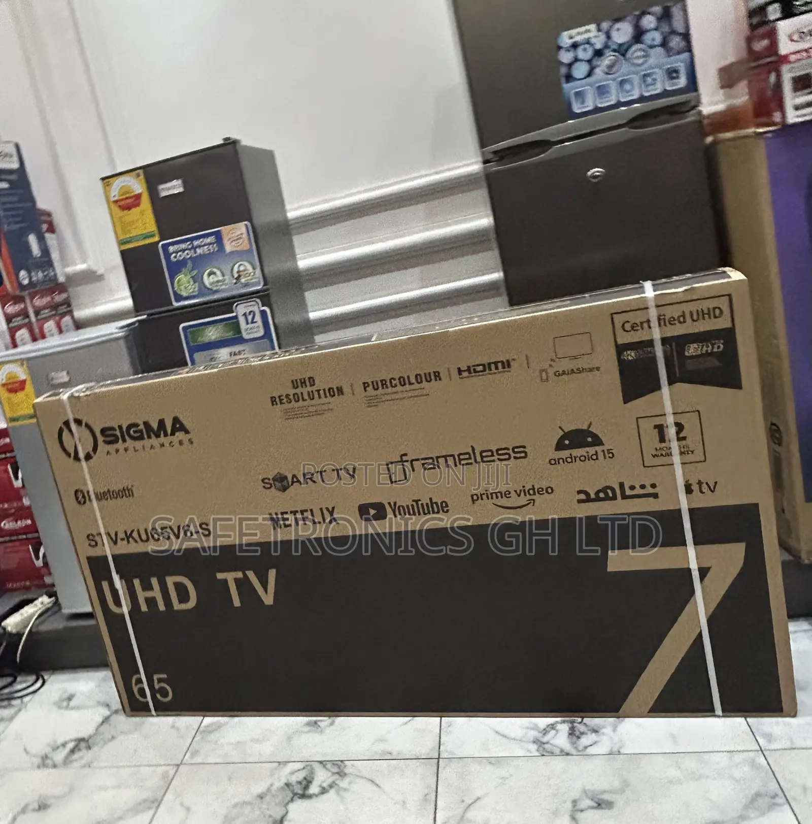 Kindly Purchase Sig-Ku65v6-S Sigma 65 Inch Led Smart Uhd Sigma Tv