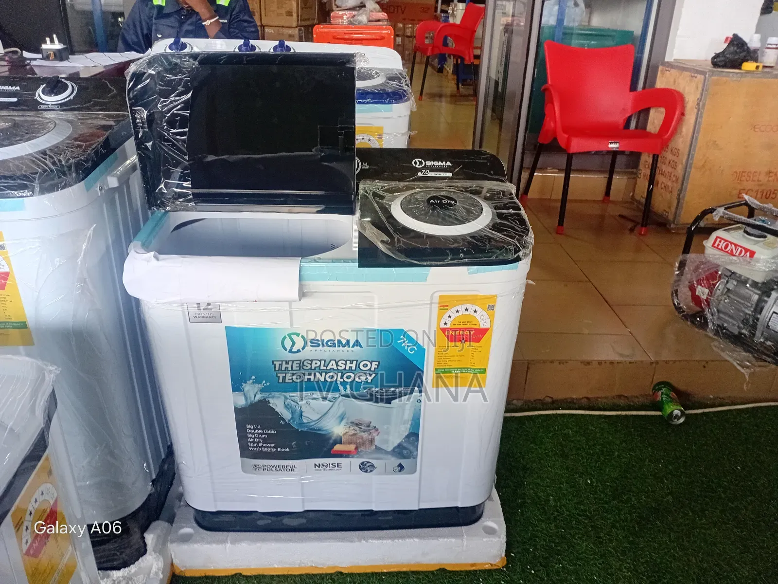 Sigma 7kg Semi Auto Washer – Quick Wash, Great Performance