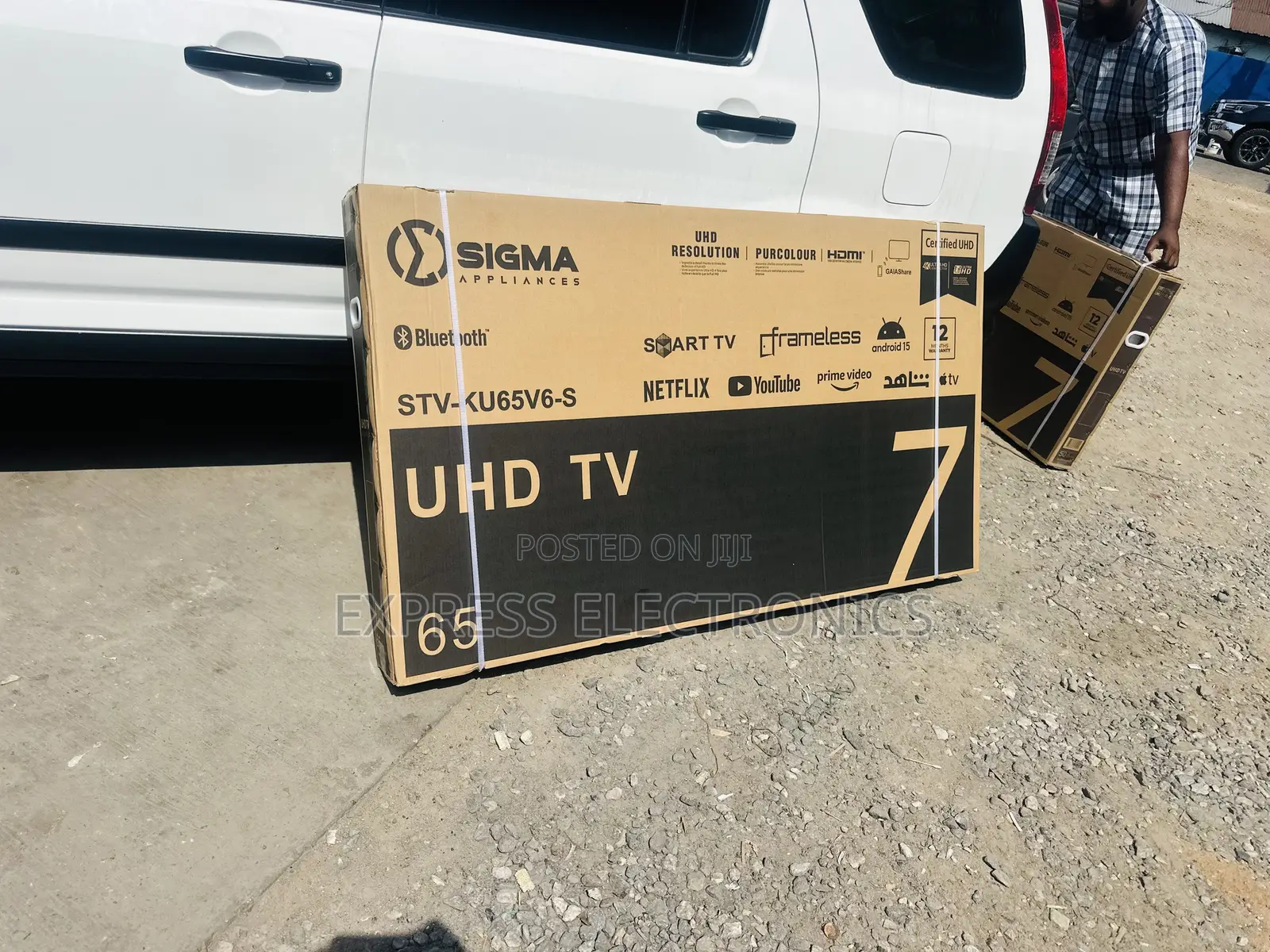 Best Buy for Less Android 15 Smart Sigma 65” Sig-Ku65v6-S