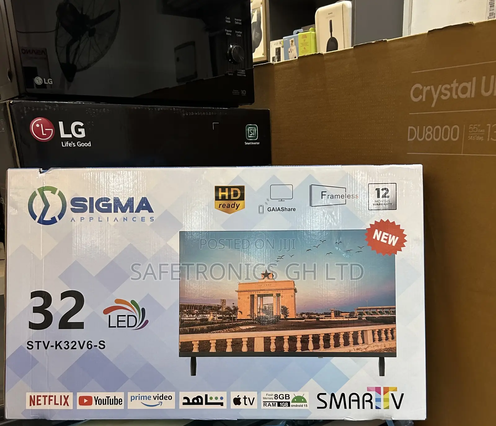 Just Purchase 32 Inch Smart Full Hd Sigma Sig-K32v6-S Frameless Led Tv