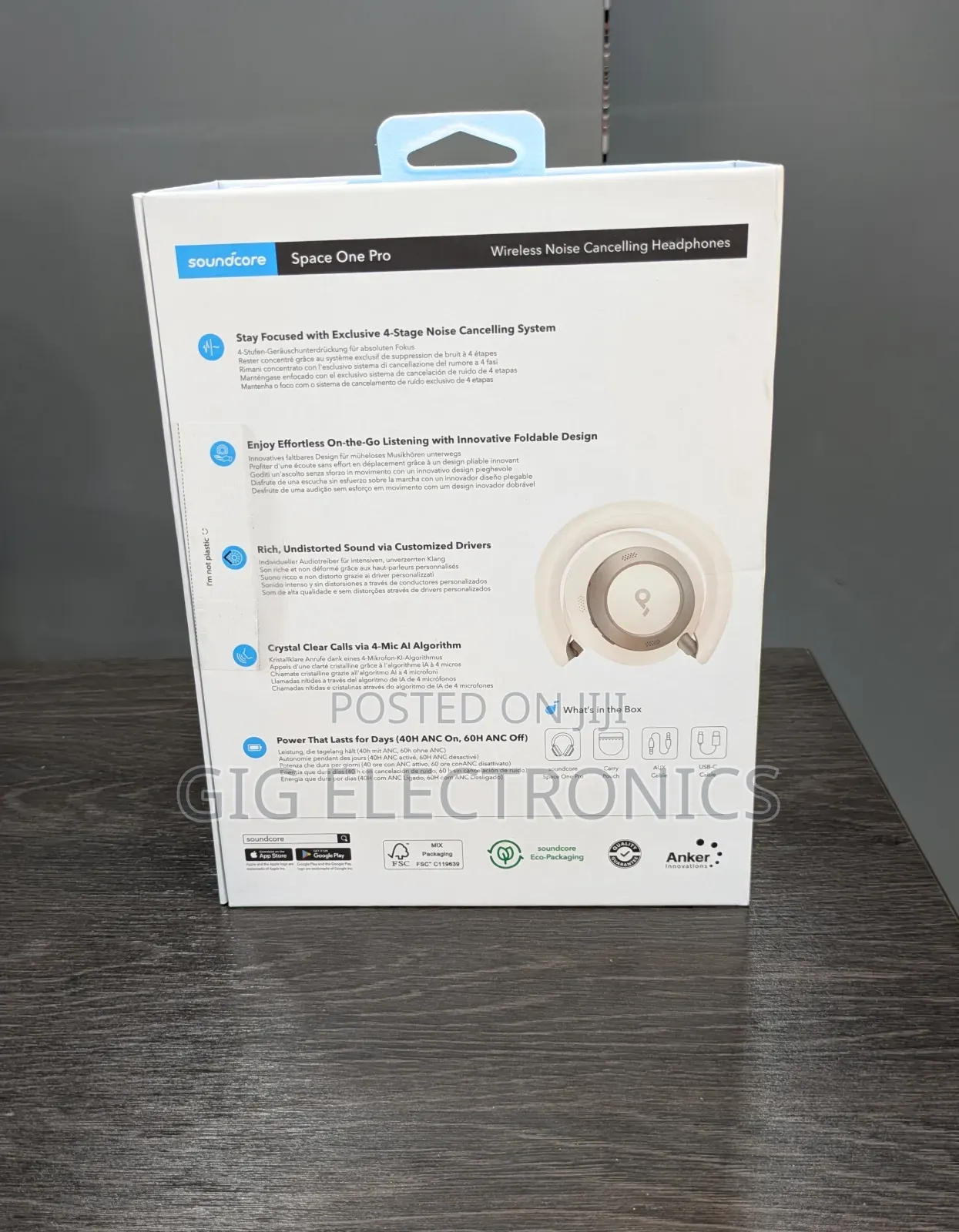 Anker Soundcore Space One Pro Noise Cancelling Headphones