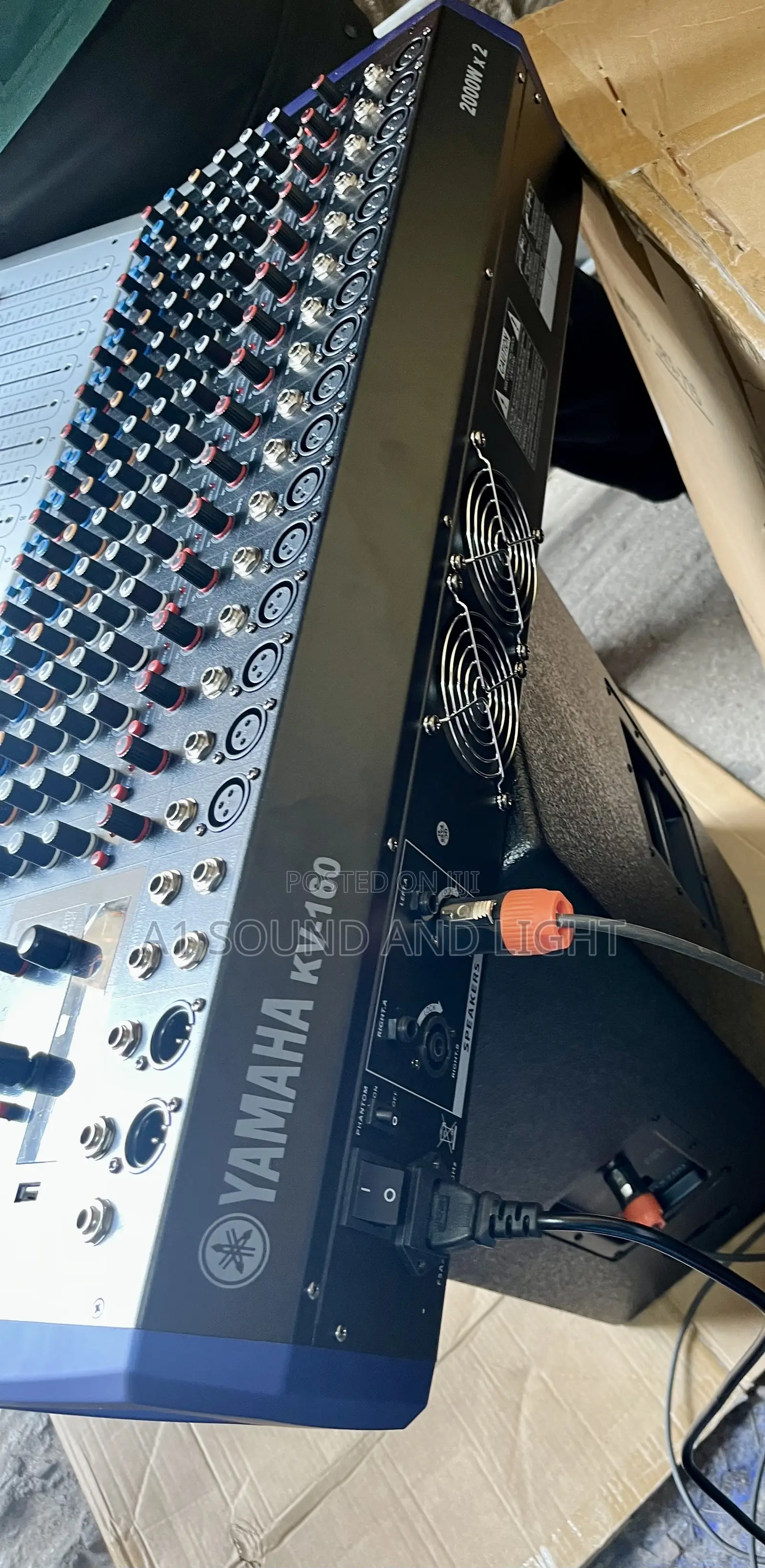 Yamaha 16 Channels Mixer With Amplifier [Kv-160]