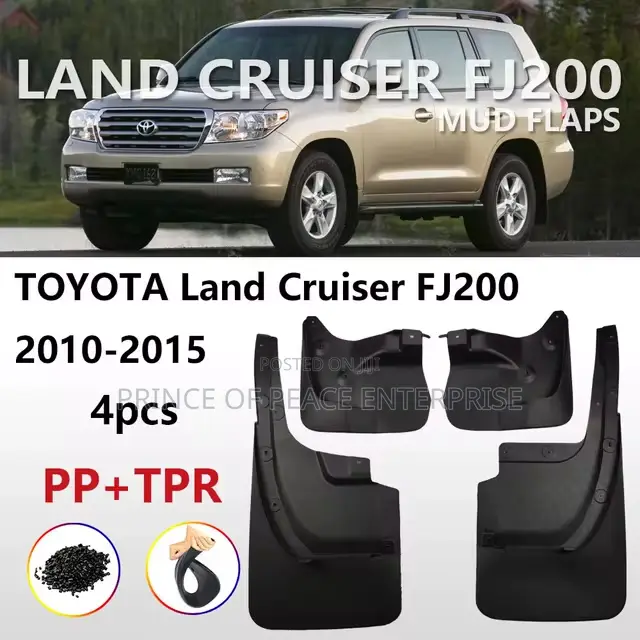 Toyota Land Cruiser Fj200 2010 2015 Mud Guard, Mud Flaps or Rubbers