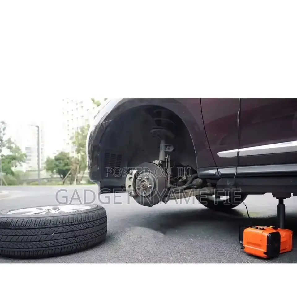 2 in 1 Electronic Car Jack With Tyre Inflator