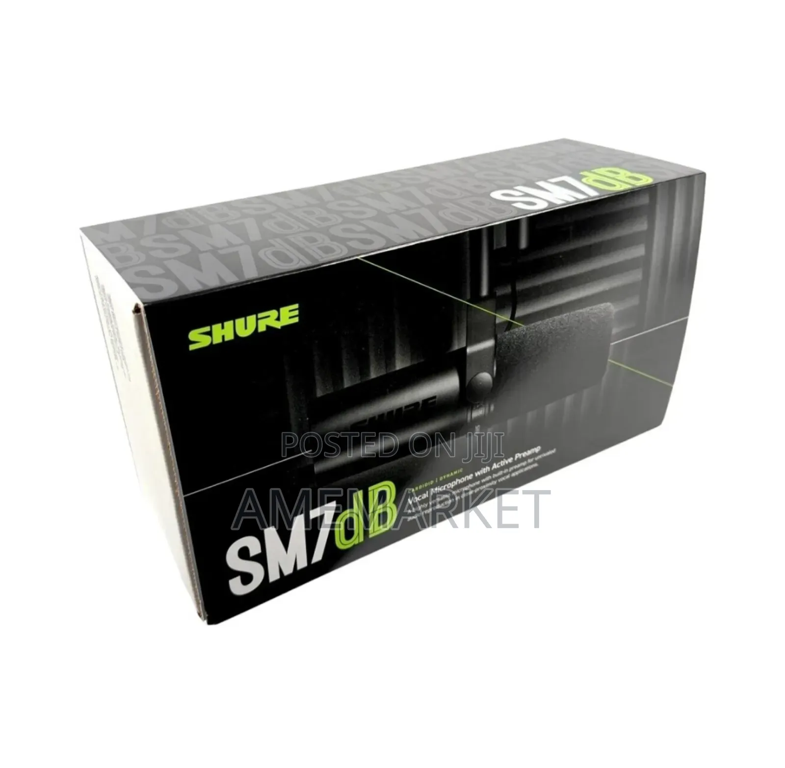Shure Sm7db Dynamic Vocal Microphone for Streaming, Podcast, Recording