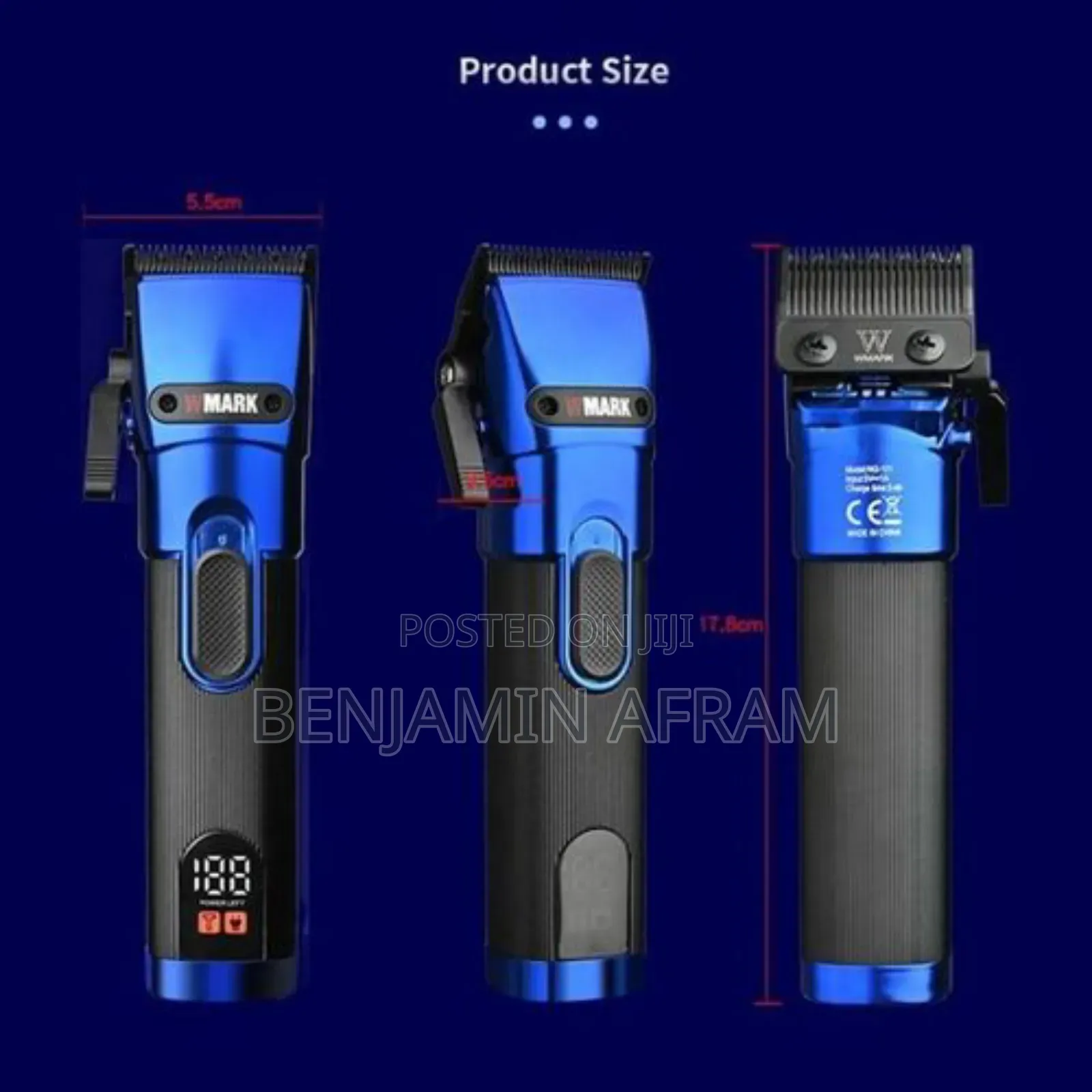 Wmark Power RMP Hair Clippers. High Speed Barbering Machine