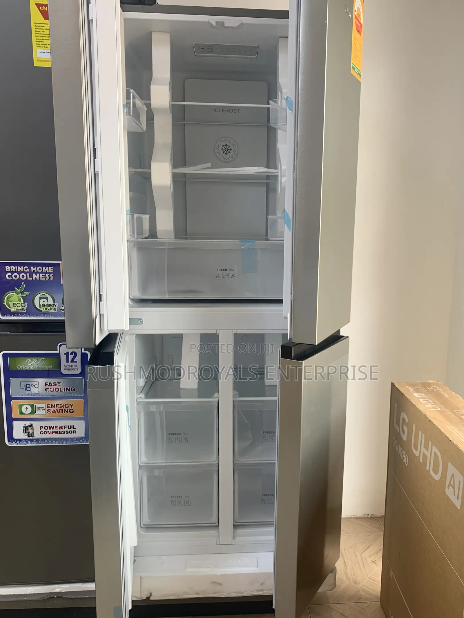 Efficient Cooling:Pearl 352fl Bottom Freezer (Pf-4420ixmd-2b)
