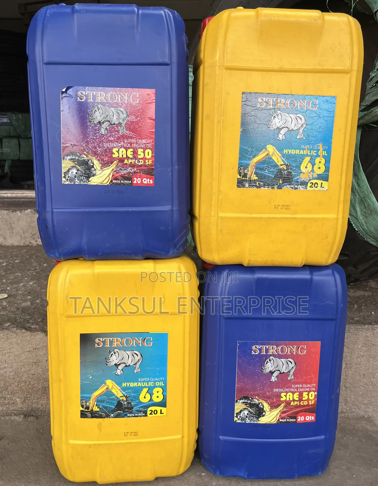 Strong Engine and Hydraulic Oil