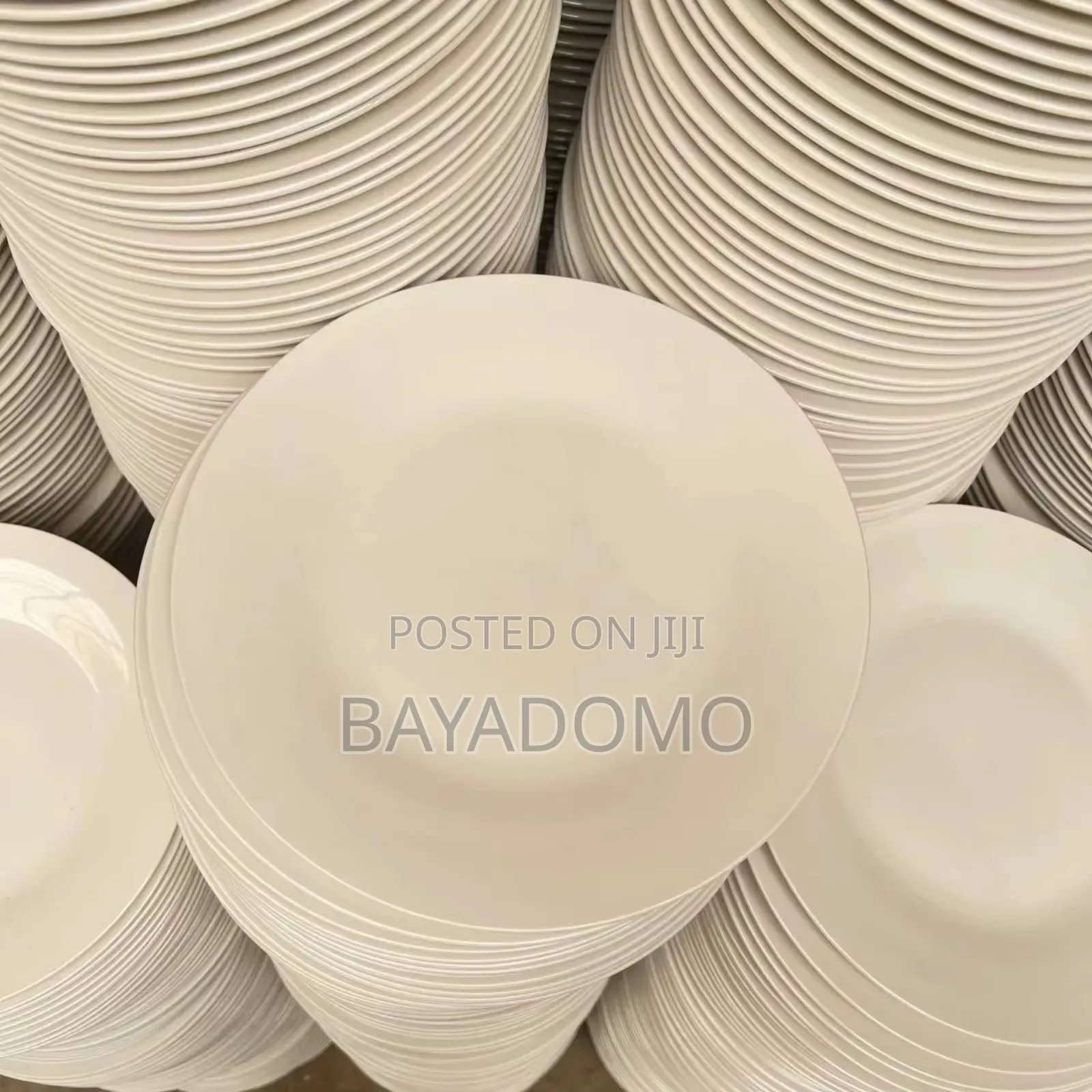 White Ceramic Plates: Rent
