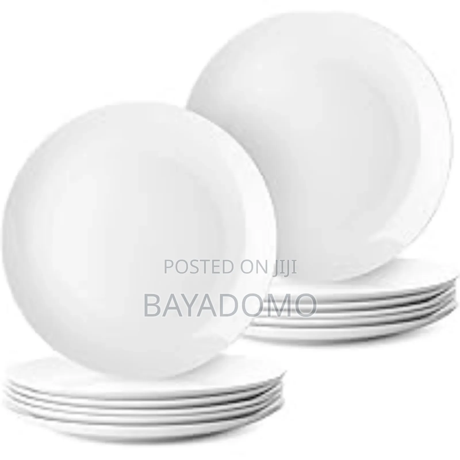 Round Ceramic Plates: Rent!