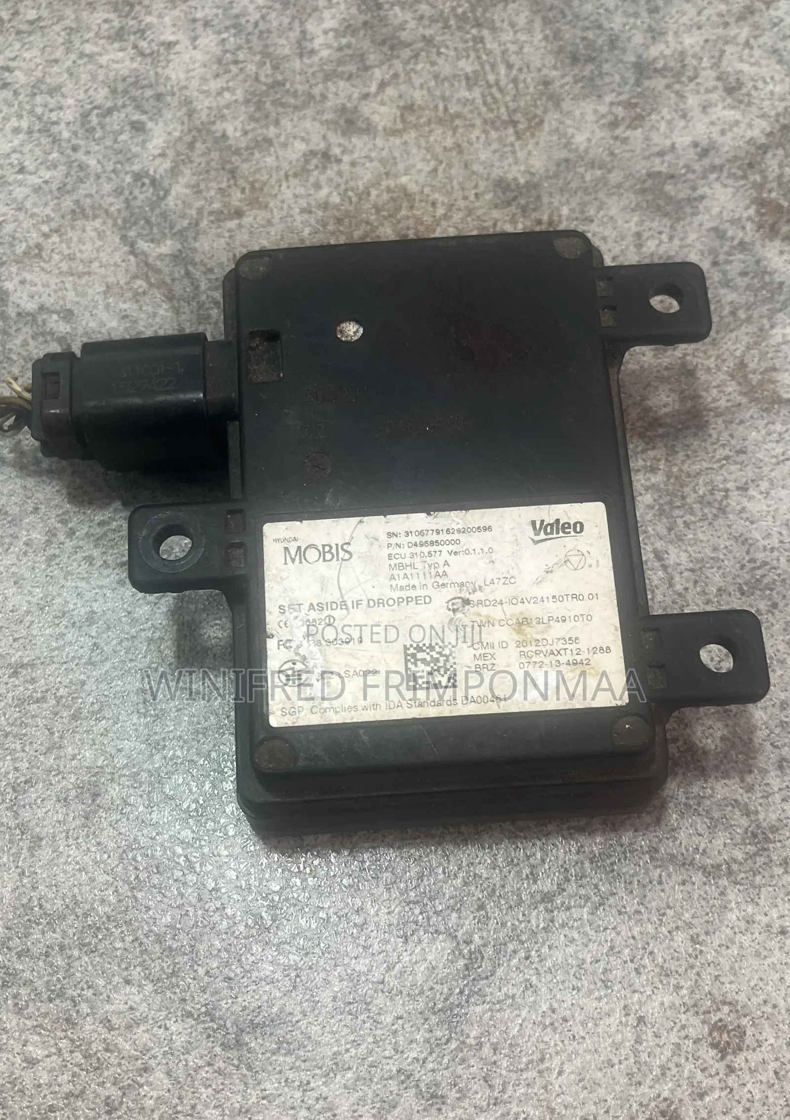 Hyundai Sonata 2020-2022 Bumper Sensor