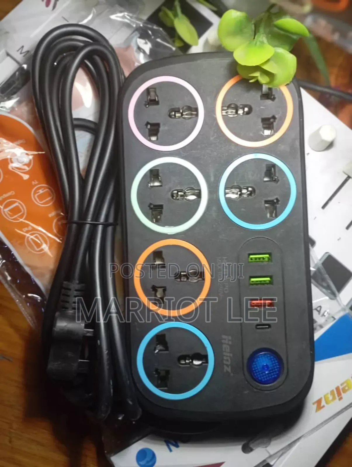 Extension Socket With Usb and Type C