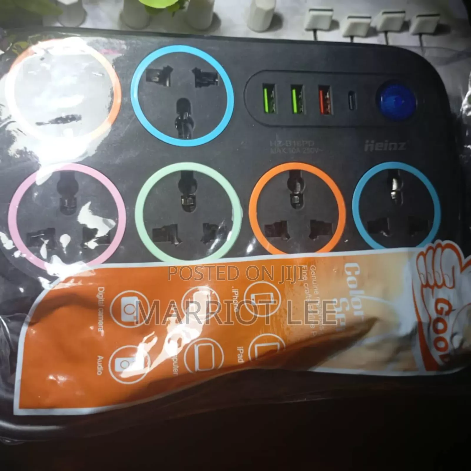Extension Socket With Usb and Type C