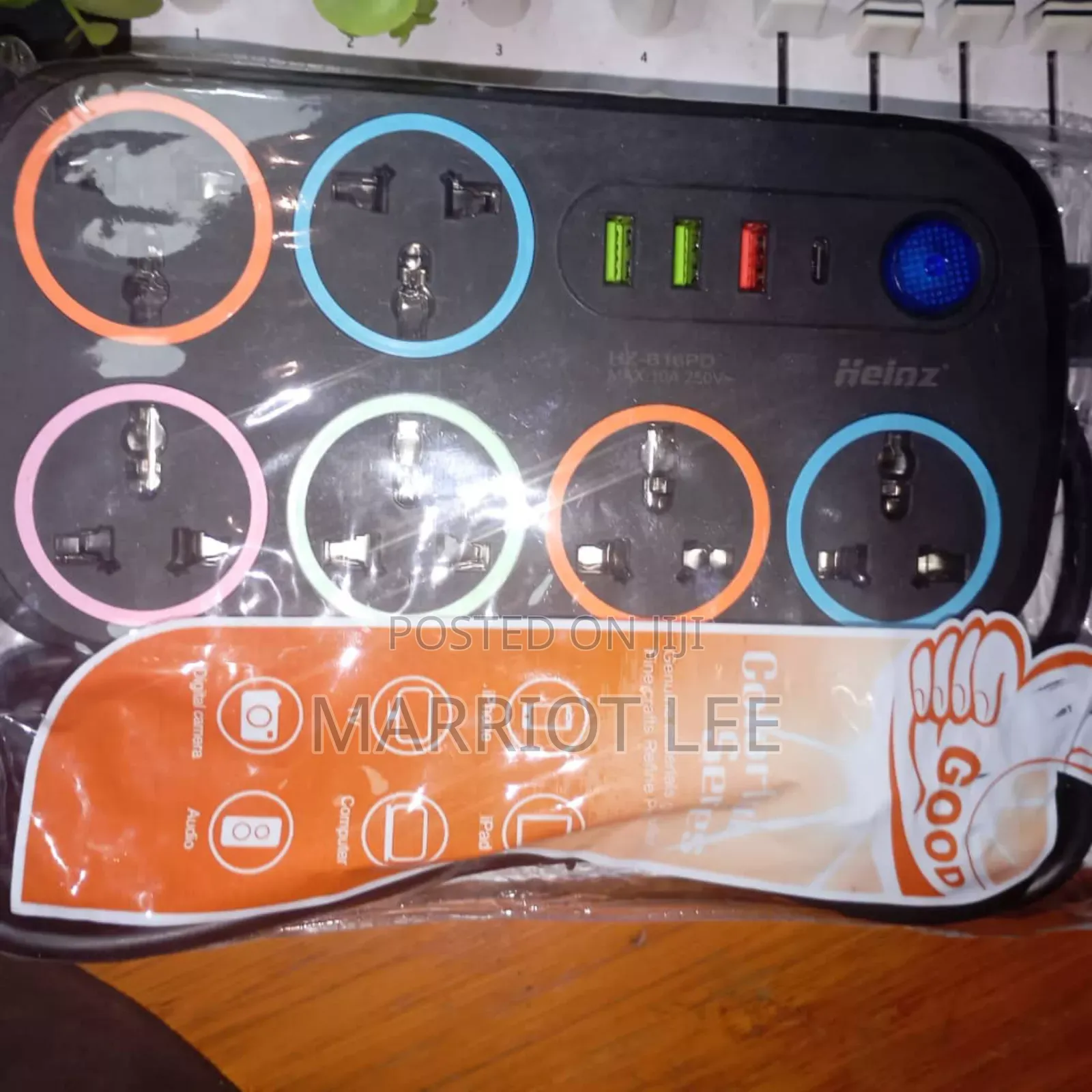 Extension Socket With Usb and Type C