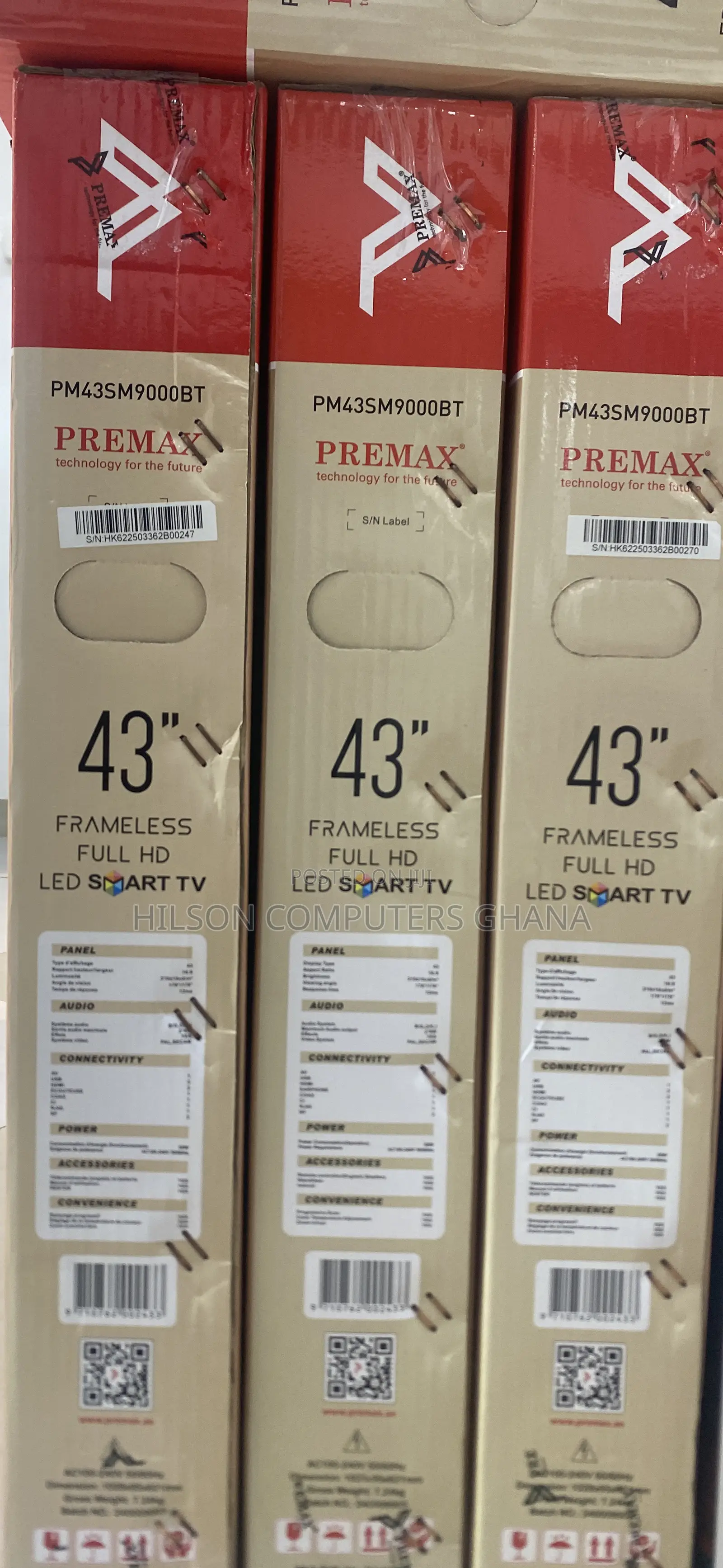Premax 43′′ Frameless Smart Full Hd Led Tv Pm43sm9000bt