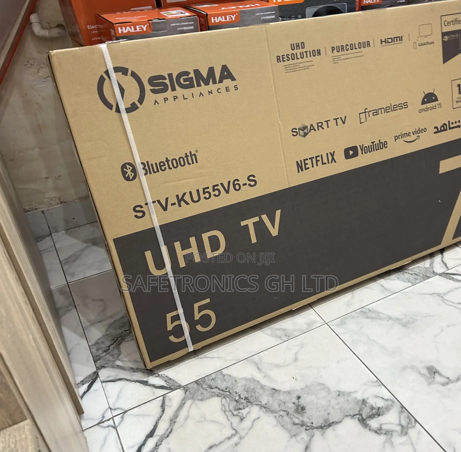 Order Affordable 55 Inch Smart Led Ultra Sigma Sig-Ku55v6-S Tv